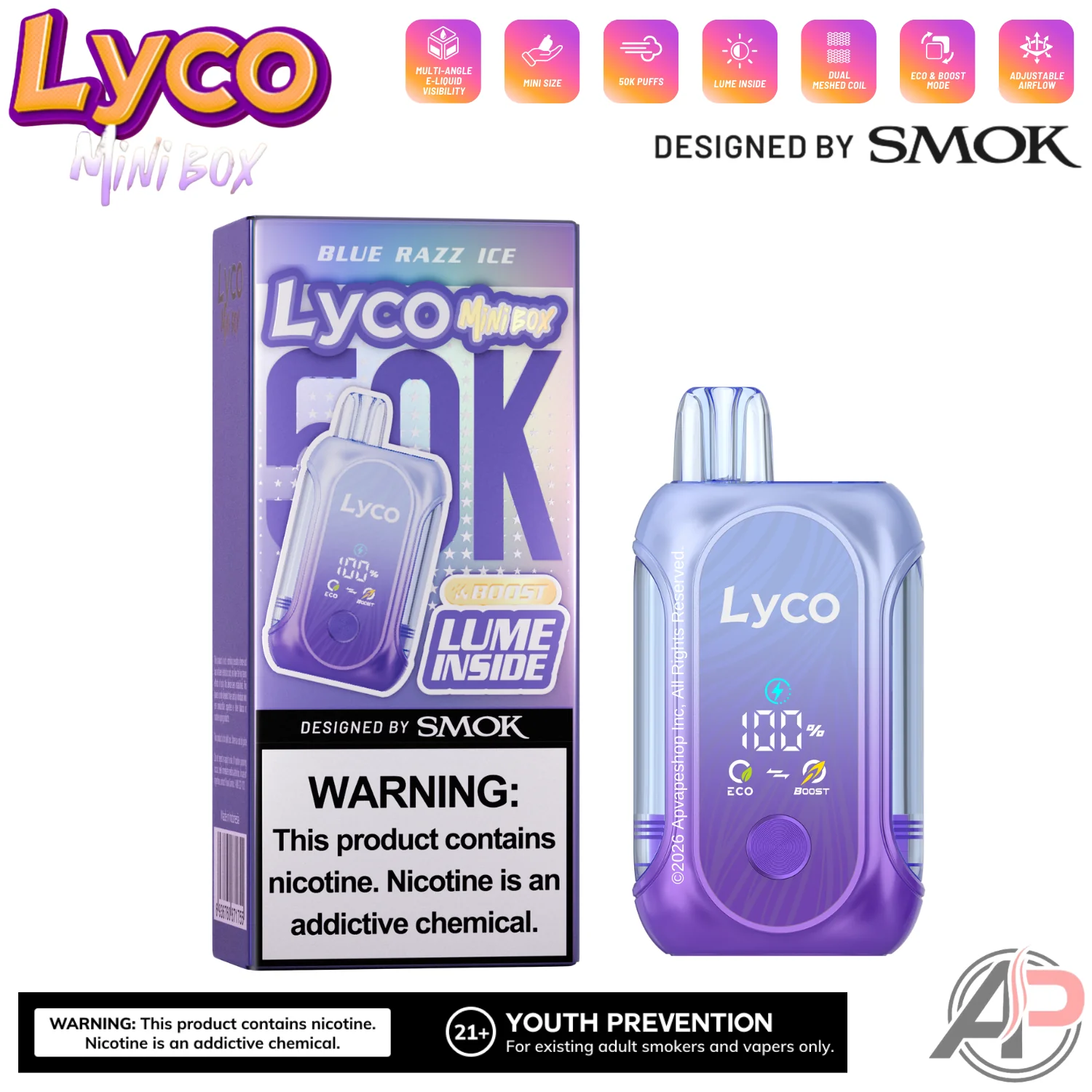 Lyco Mini Box 50,000 Puffs Disposable Vape Device - Image 20
