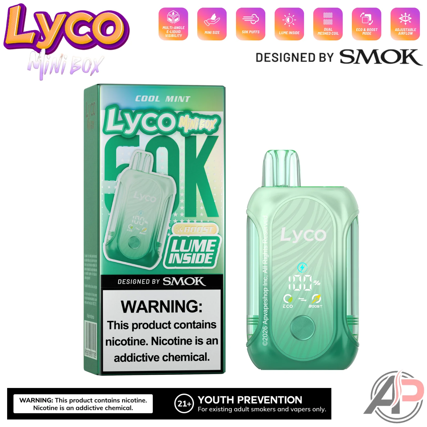 Lyco Mini Box 50,000 Puffs Disposable Vape Device - Image 21