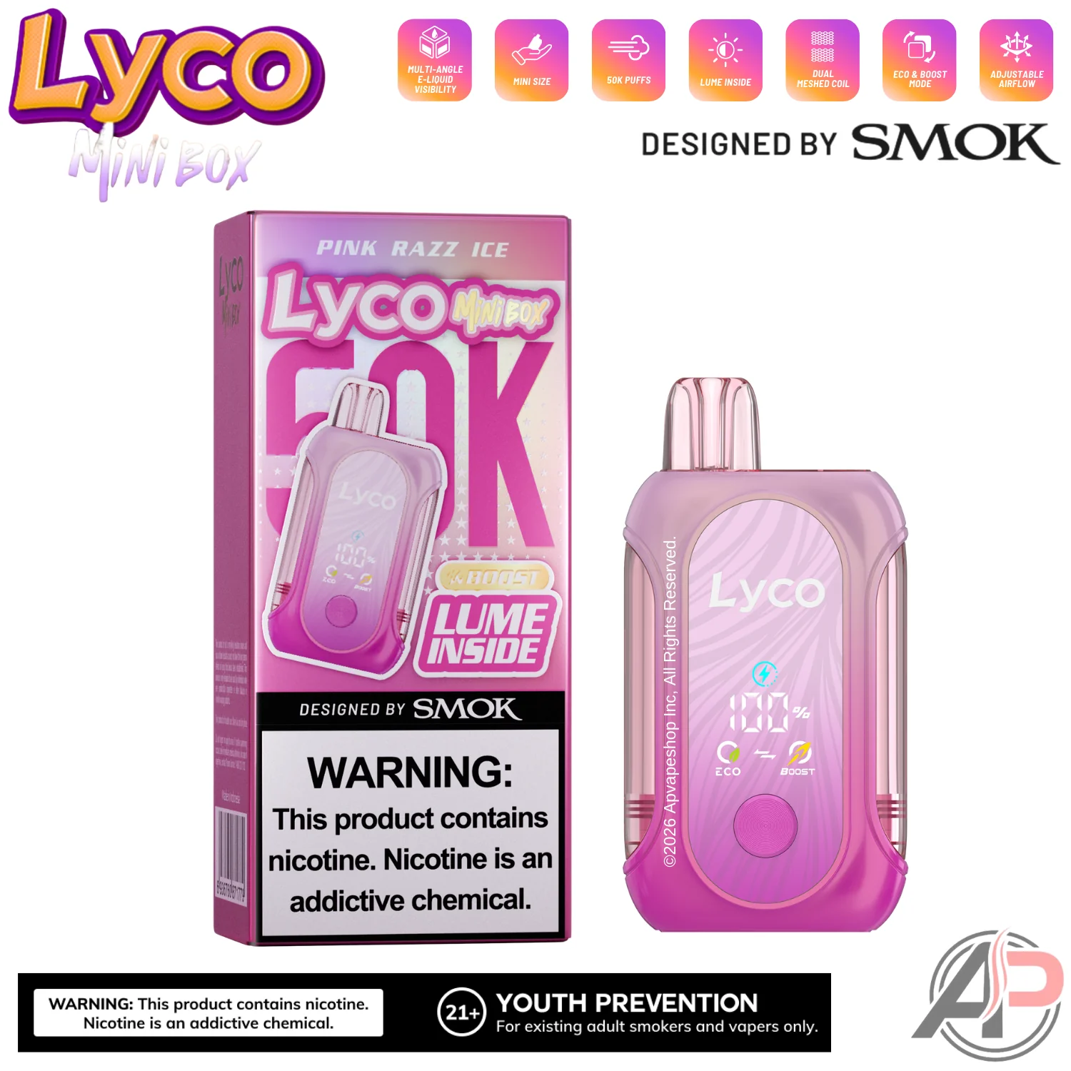 Lyco Mini Box 50,000 Puffs Disposable Vape Device - Image 22