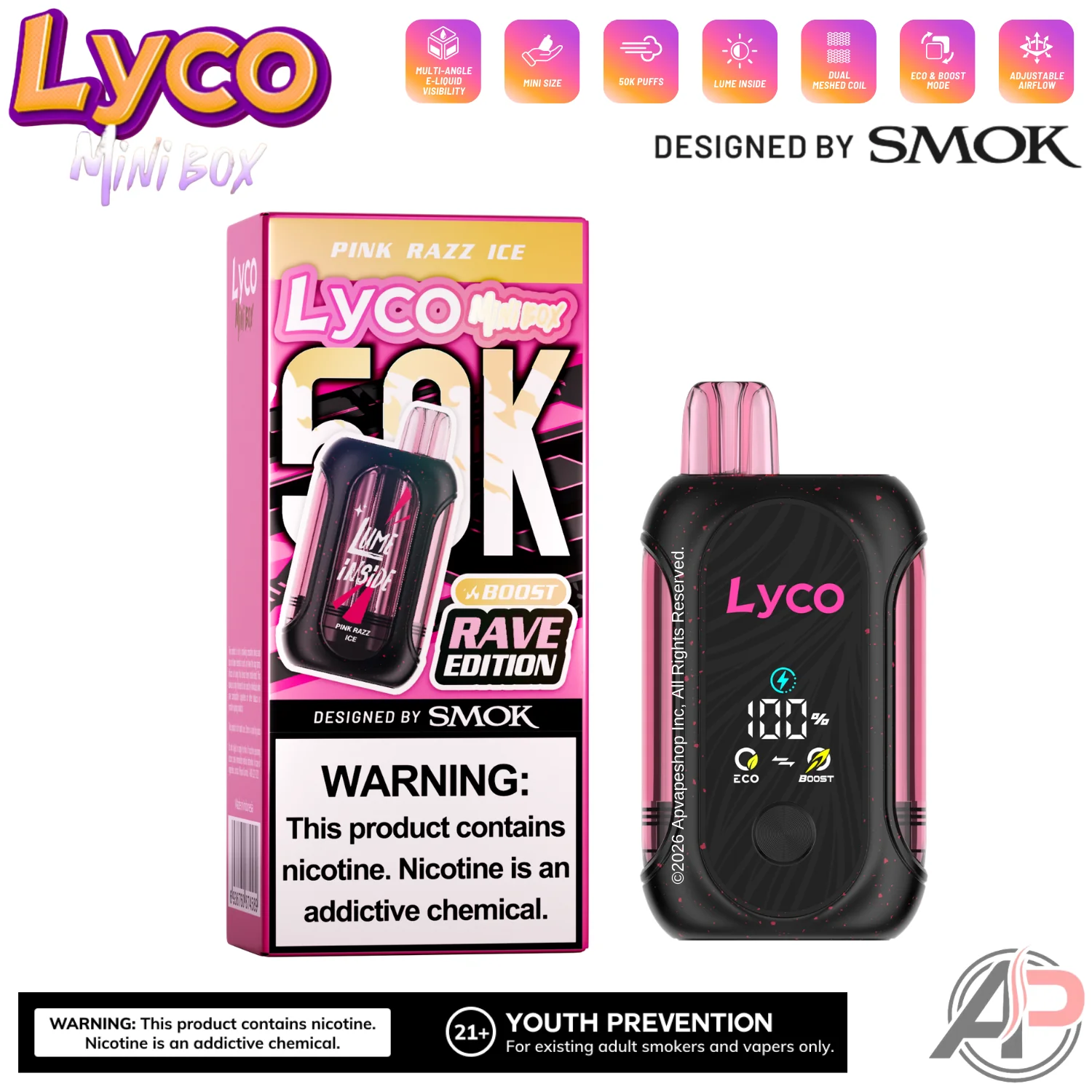 Lyco Mini Box 50,000 Puffs Disposable Vape Device - Image 23