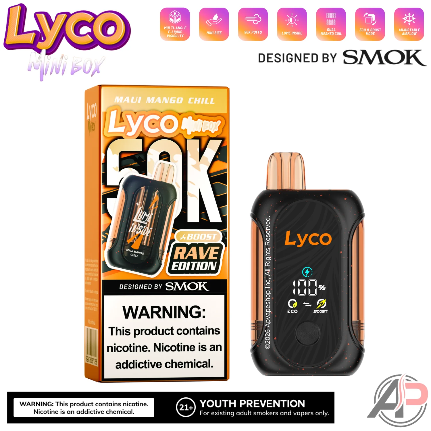 Lyco Mini Box 50,000 Puffs Disposable Vape Device - Image 24