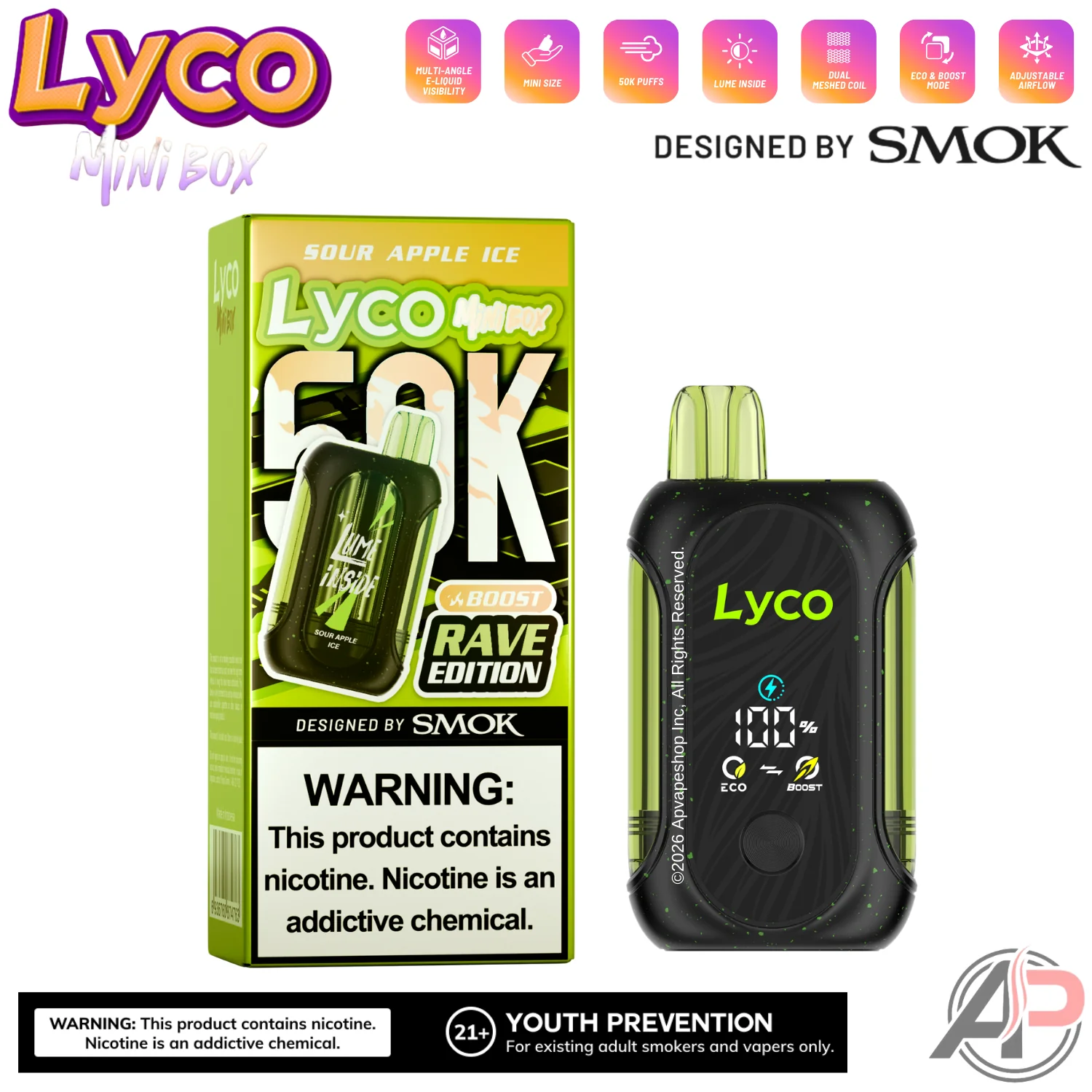 Lyco Mini Box 50,000 Puffs Disposable Vape Device - Image 25