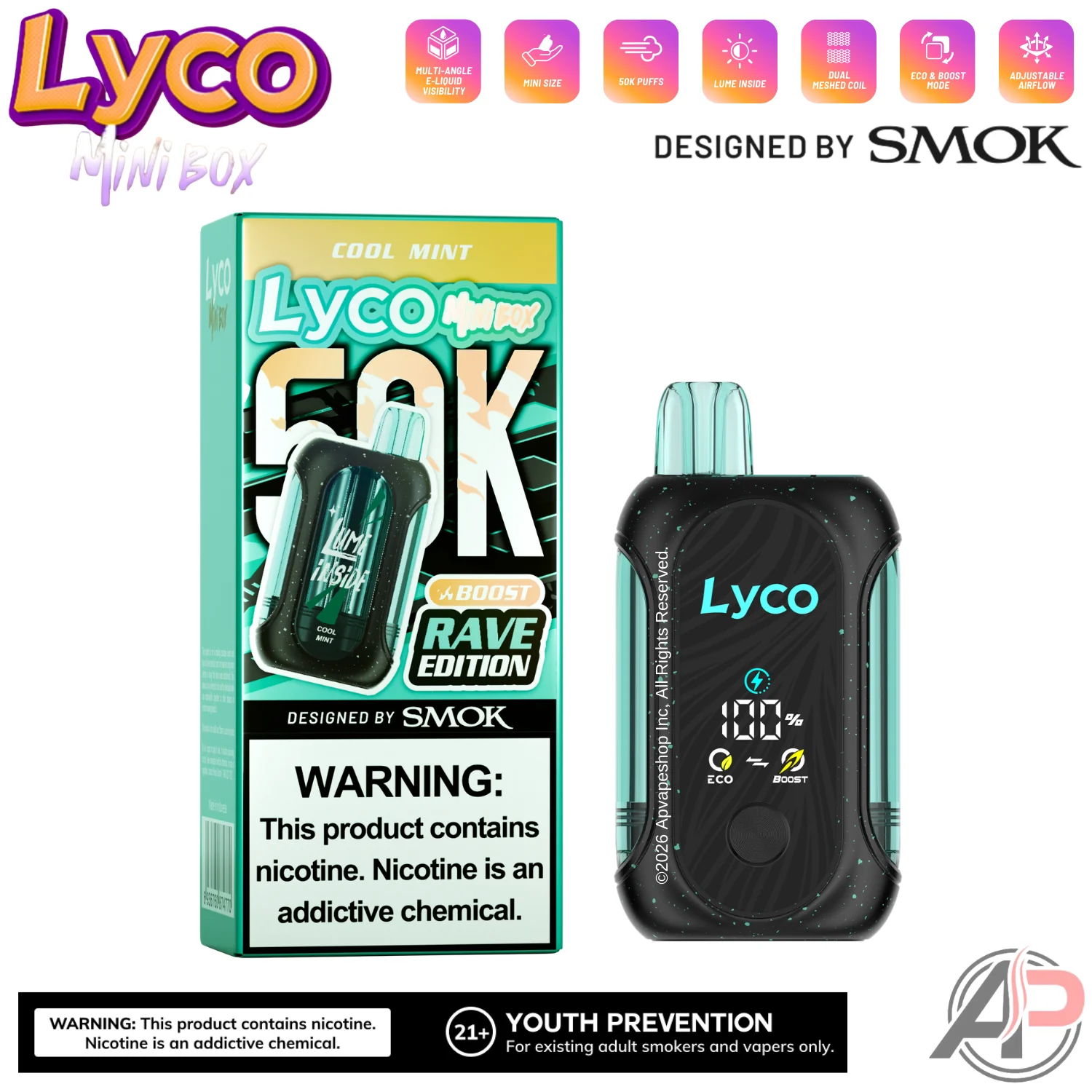 Lyco Mini Box 50,000 Puffs Disposable Vape Device - Image 26
