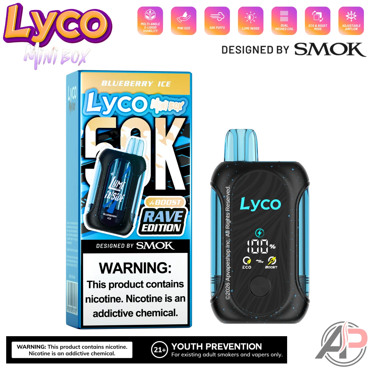 Lyco Mini Box 50,000 Puffs Disposable Vape Device - Image 27