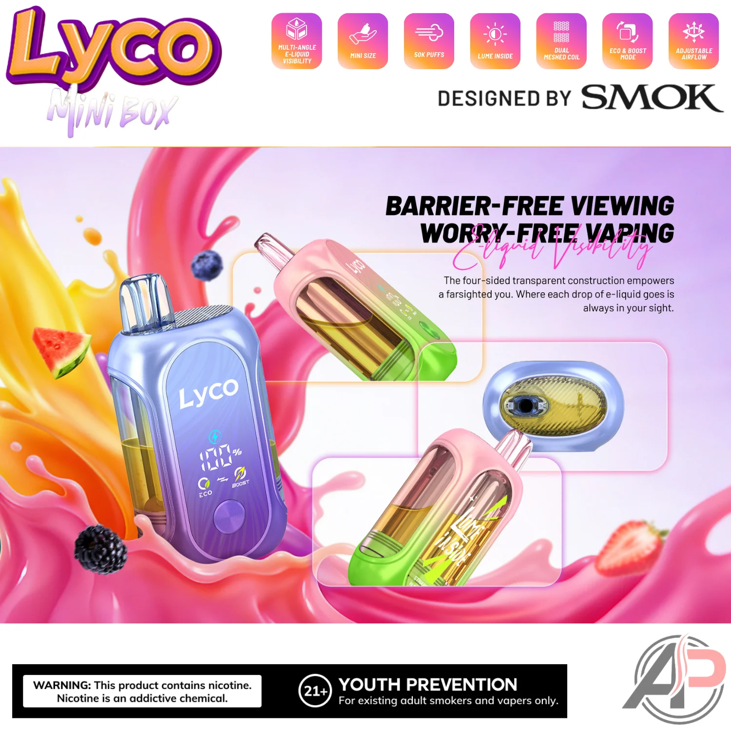 Lyco Mini Box 50,000 Puffs Disposable Vape Device - Image 3