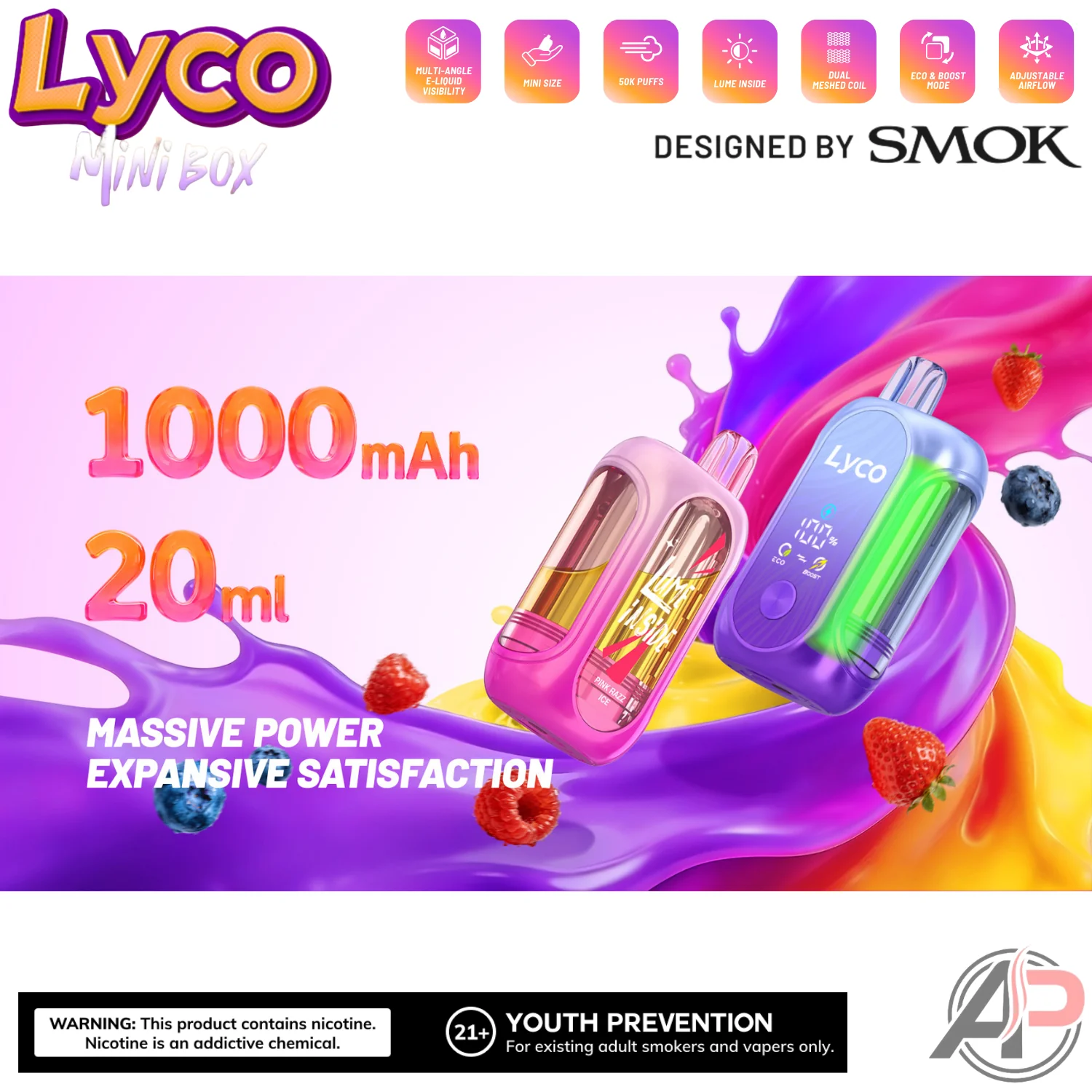 Lyco Mini Box 50,000 Puffs Disposable Vape Device - Image 4