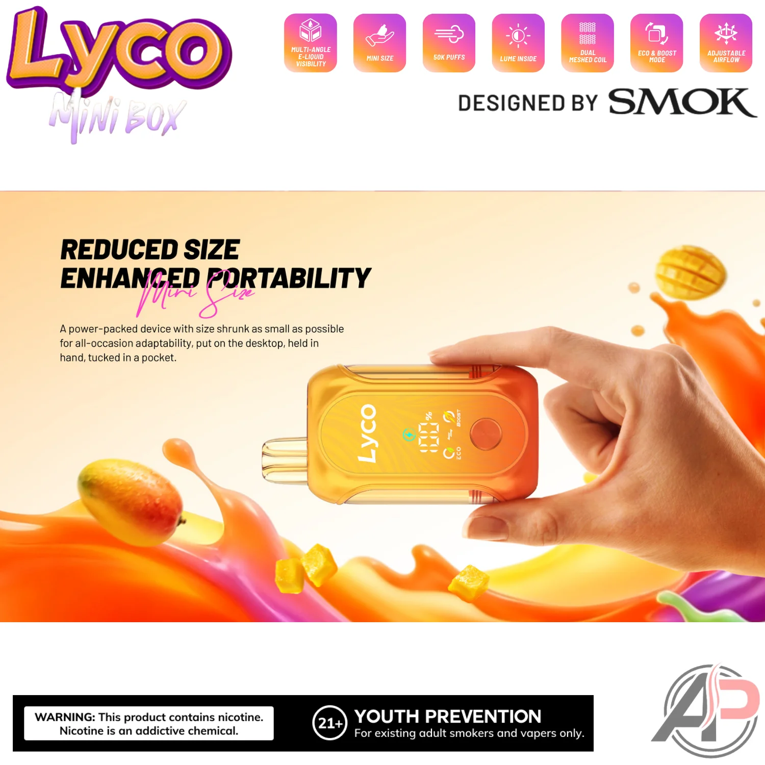 Lyco Mini Box 50,000 Puffs Disposable Vape Device - Image 5