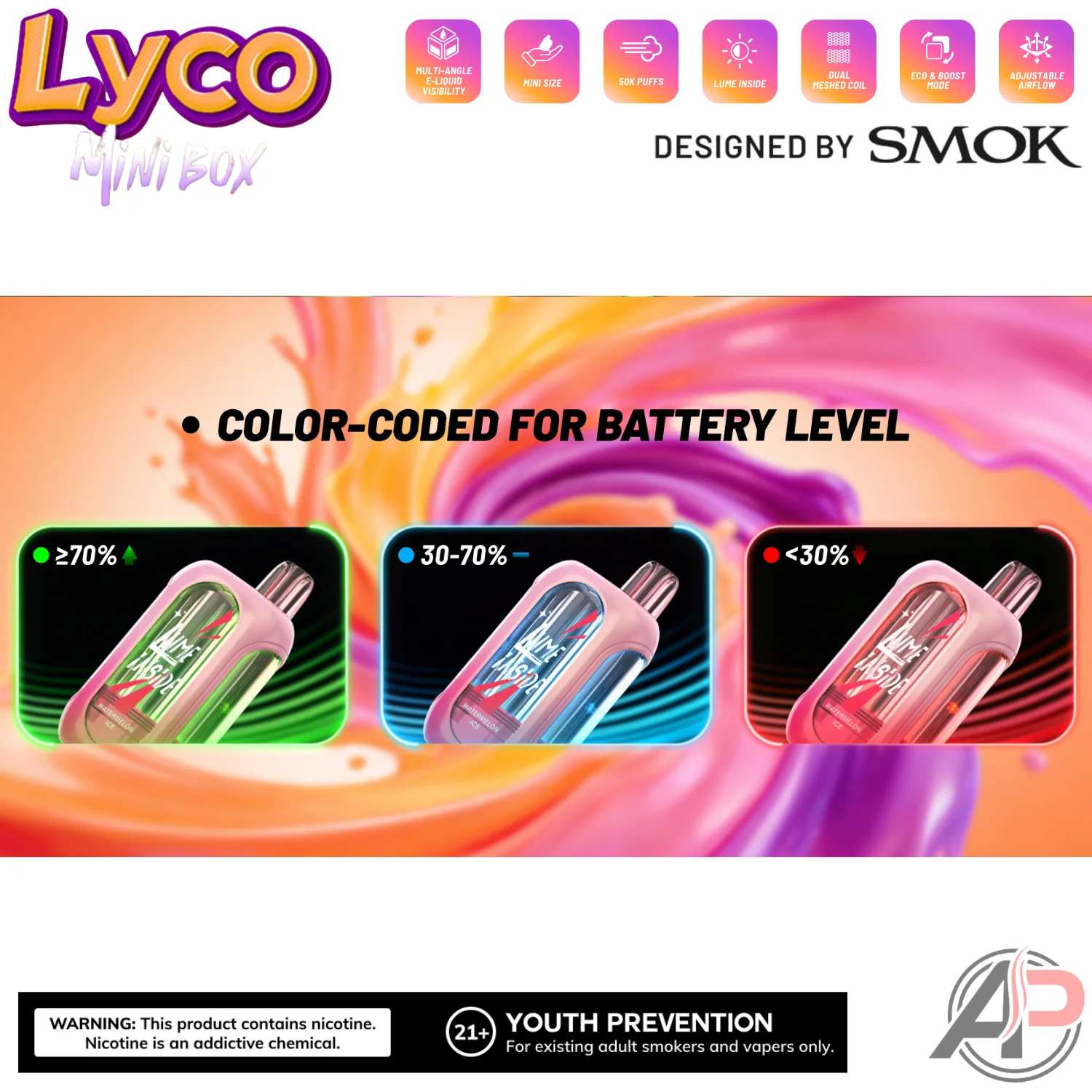 Lyco Mini Box 50,000 Puffs Disposable Vape Device - Image 6