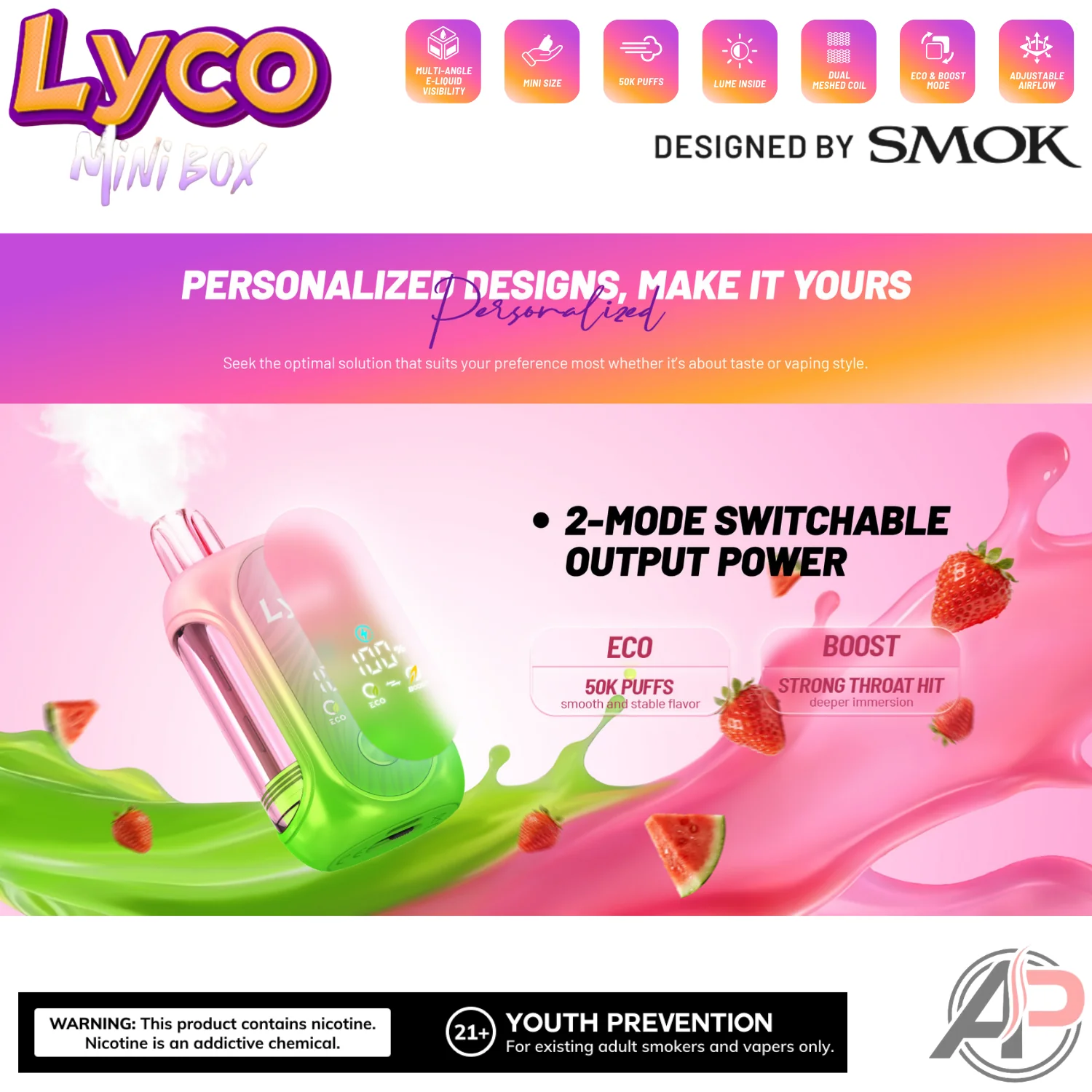 Lyco Mini Box 50,000 Puffs Disposable Vape Device - Image 7