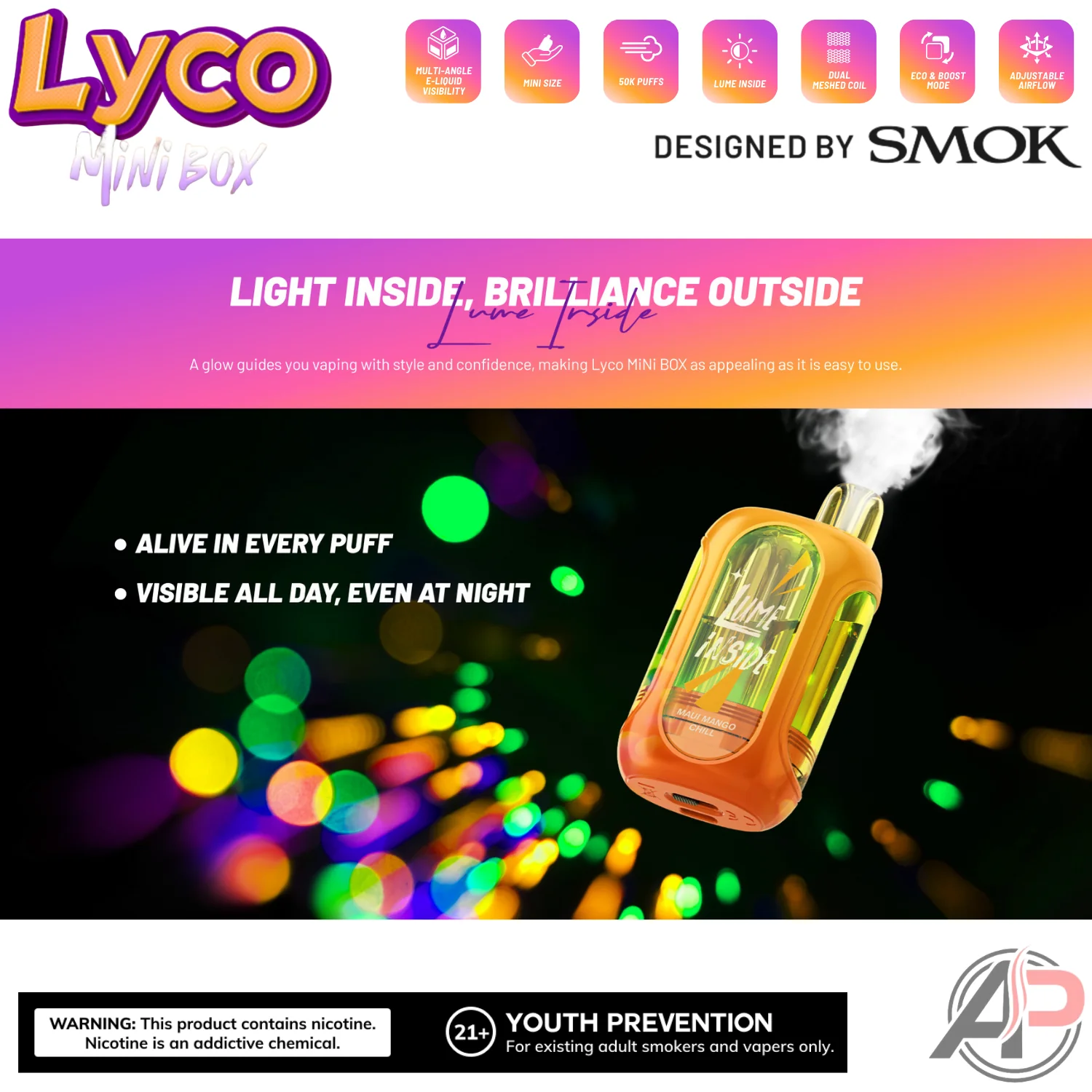 Lyco Mini Box 50,000 Puffs Disposable Vape Device - Image 9