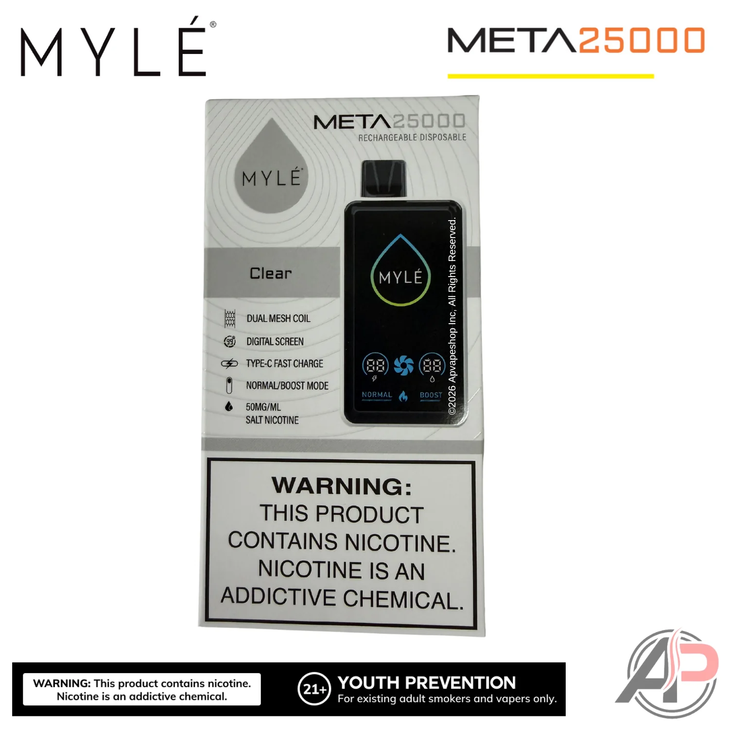 Myle Meta 25,000 Puffs Disposable Vape Device - Image 13