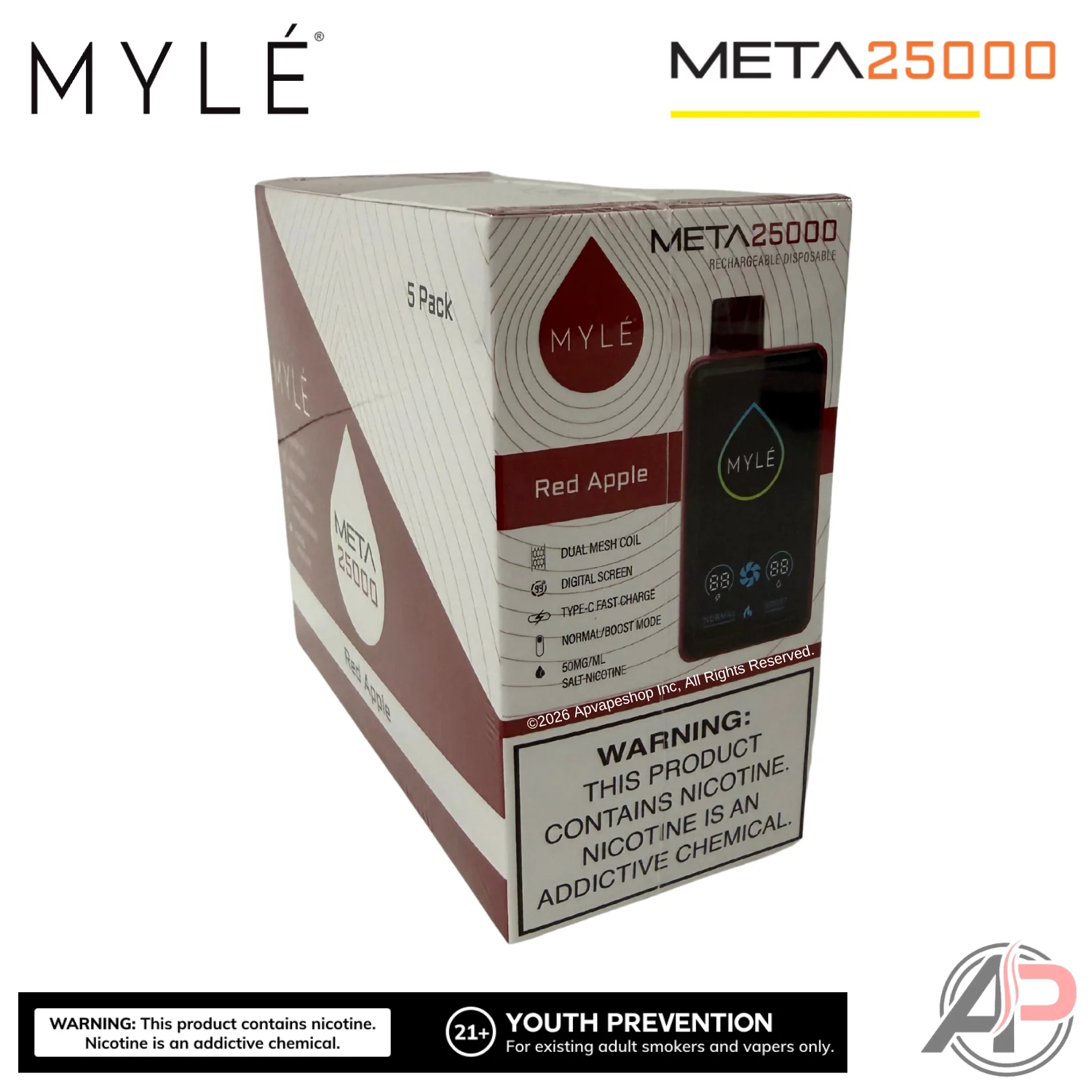 Myle Meta 25,000 Puffs Disposable Vape Device - Image 14