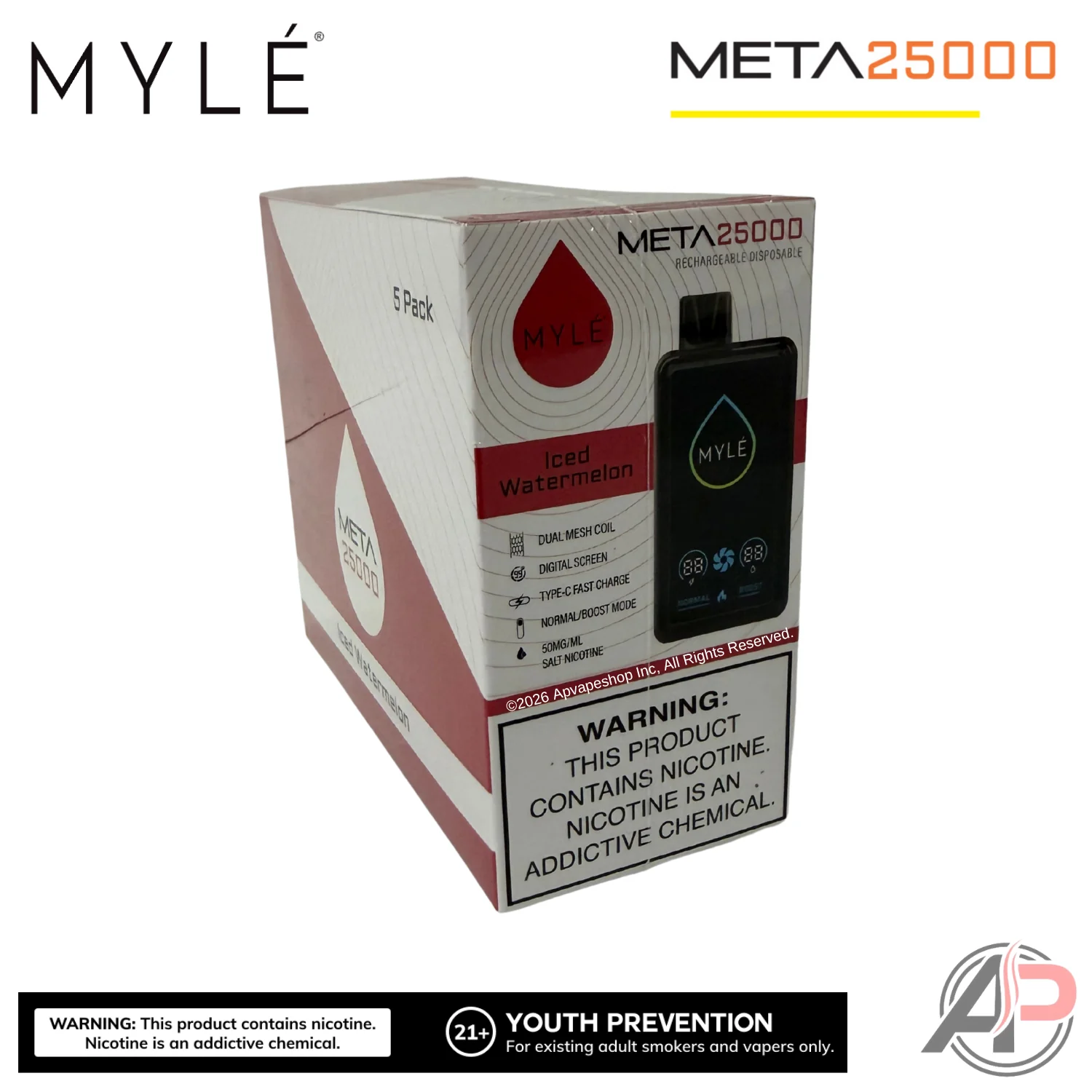 Myle Meta 25,000 Puffs Disposable Vape Device - Image 16