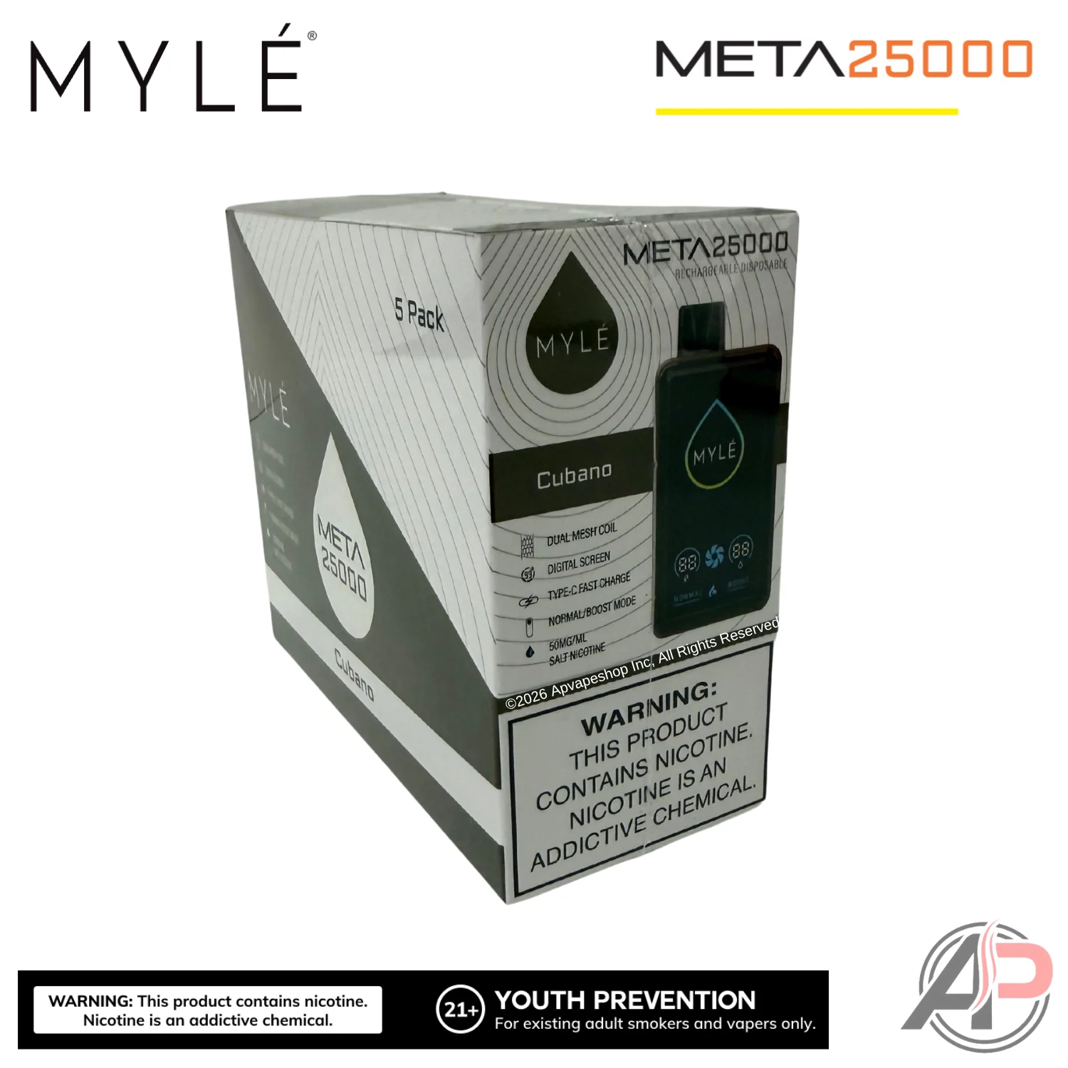 Myle Meta 25,000 Puffs Disposable Vape Device - Image 17