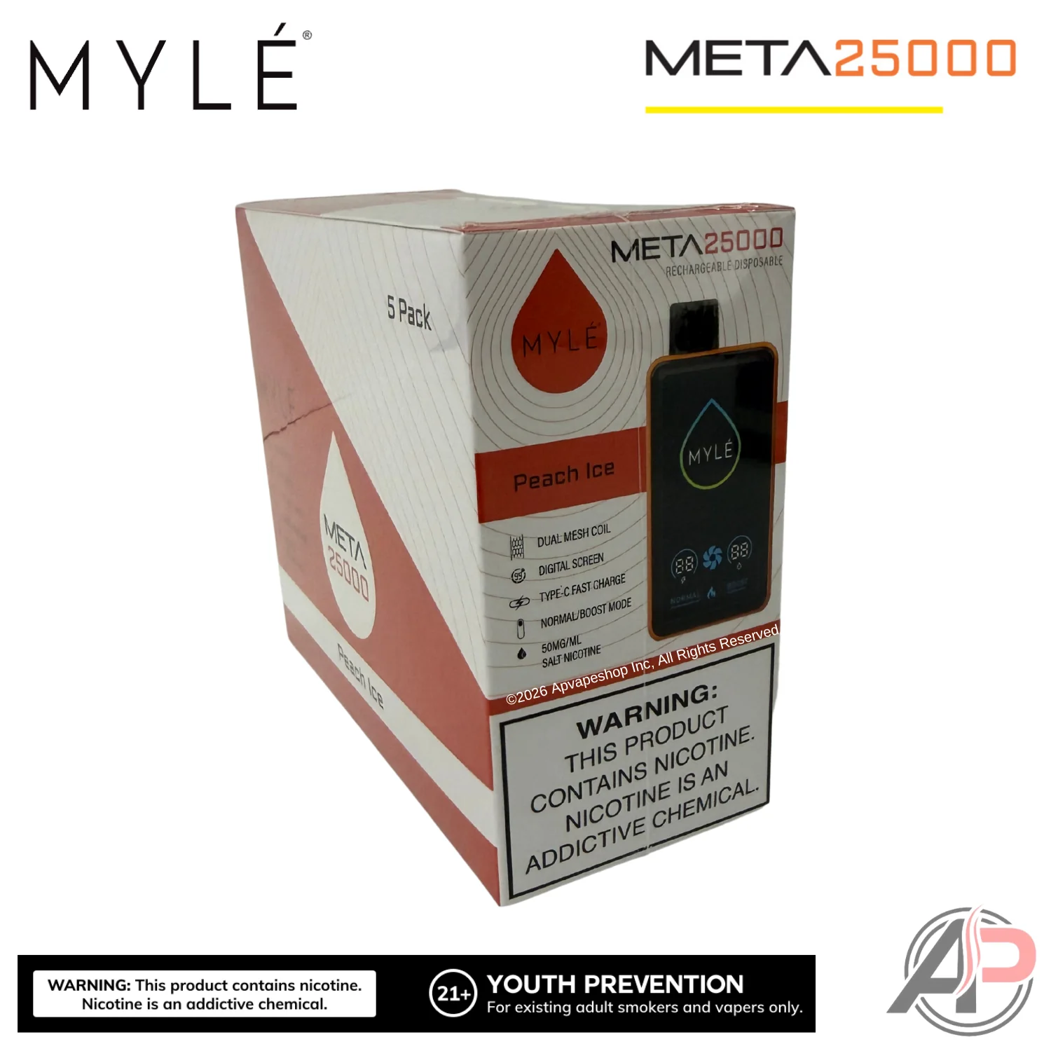 Myle Meta 25,000 Puffs Disposable Vape Device - Image 20