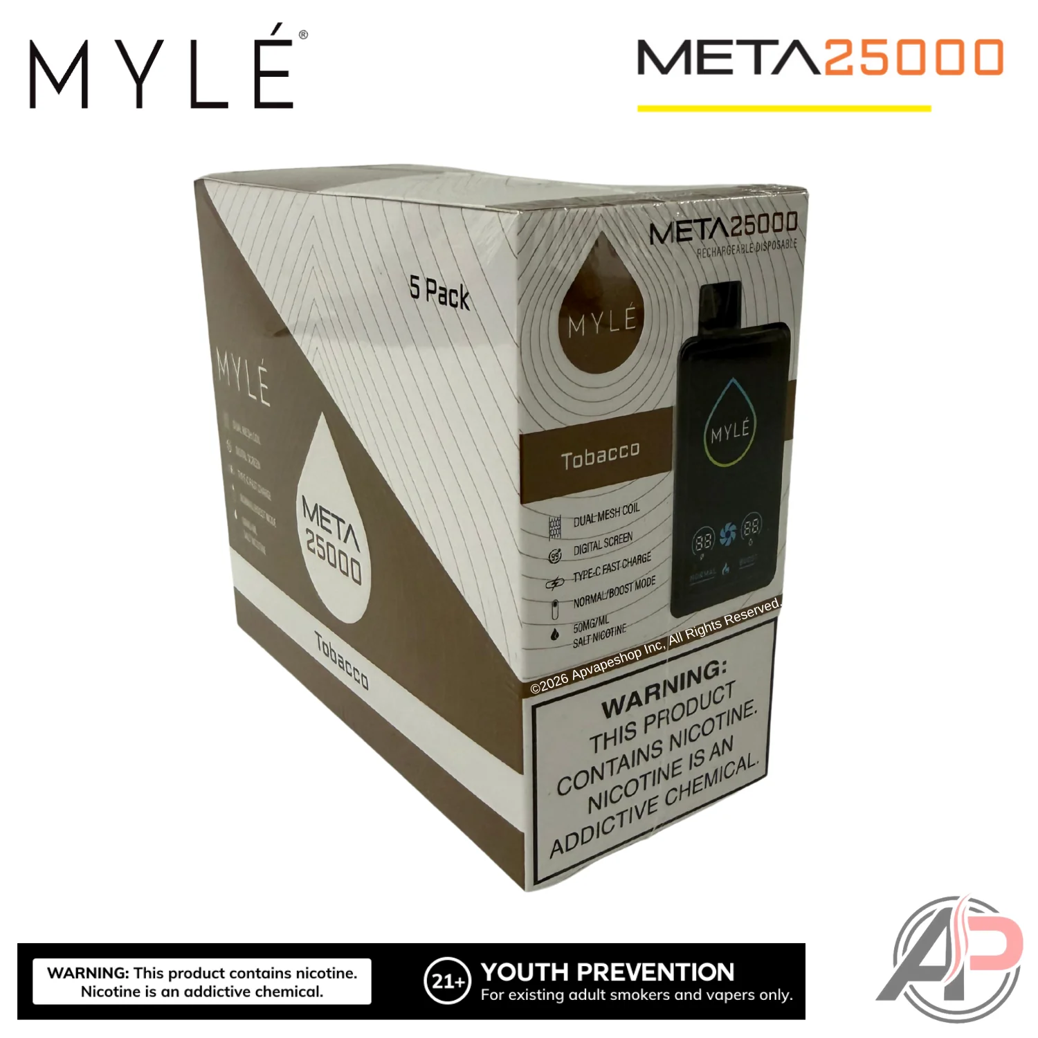 Myle Meta 25,000 Puffs Disposable Vape Device - Image 22