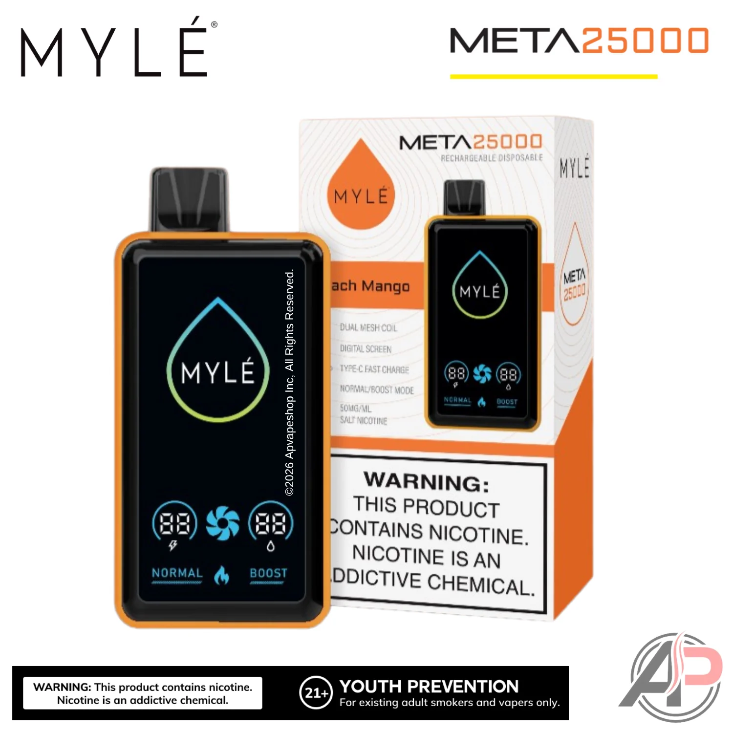 Myle Meta 25,000 Puffs Disposable Vape Device - Image 24
