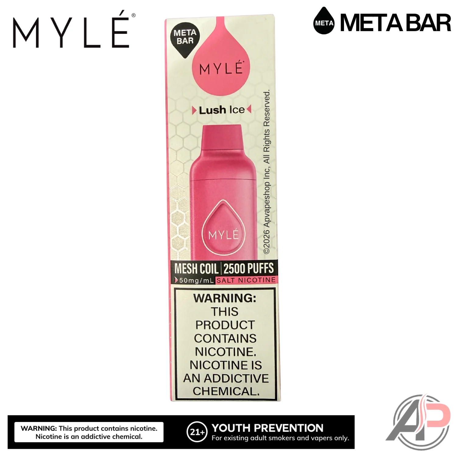 Myle Meta Bar Vape 2500 Puffs Vape Disposable Device - Image 18