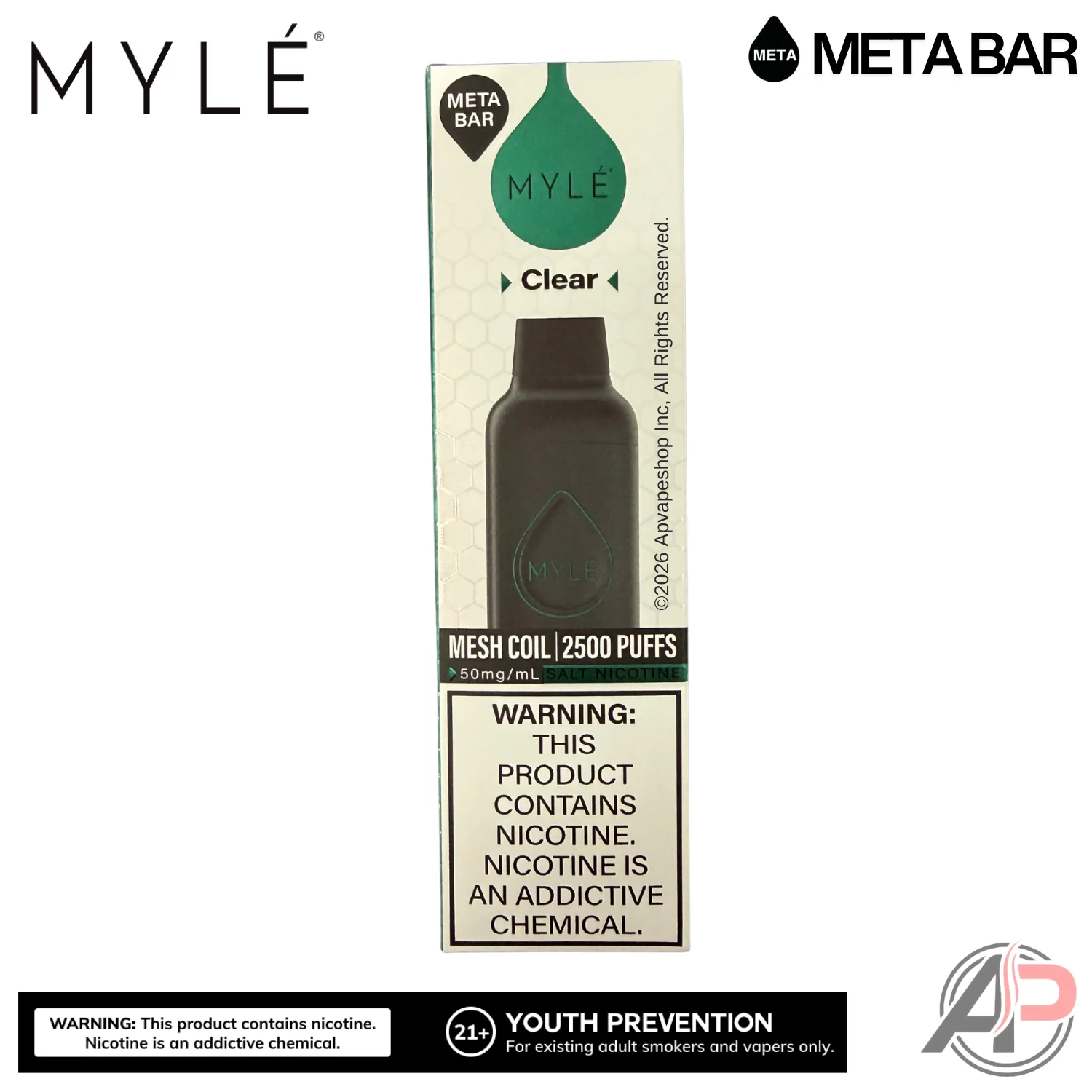 Myle Meta Bar Vape 2500 Puffs Vape Disposable Device - Image 19
