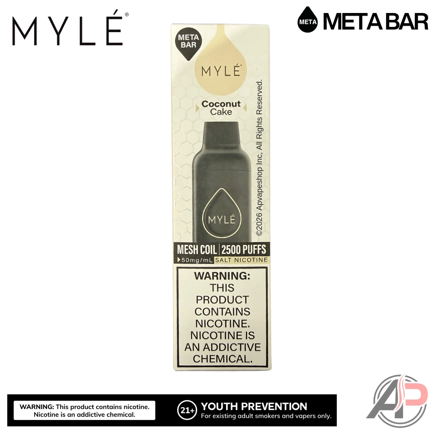 Myle Meta Bar Vape 2500 Puffs Vape Disposable Device - Image 20