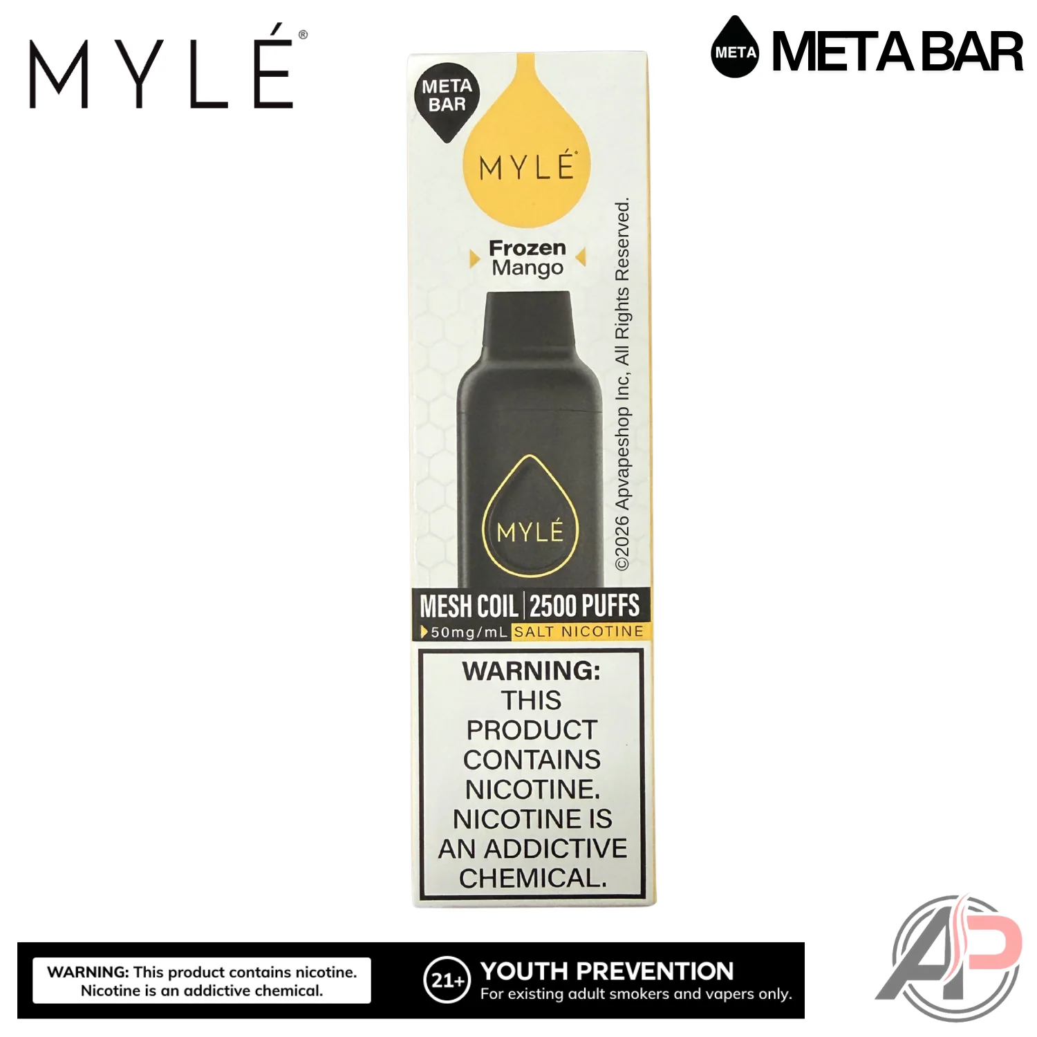Myle Meta Bar Vape 2500 Puffs Vape Disposable Device - Image 23