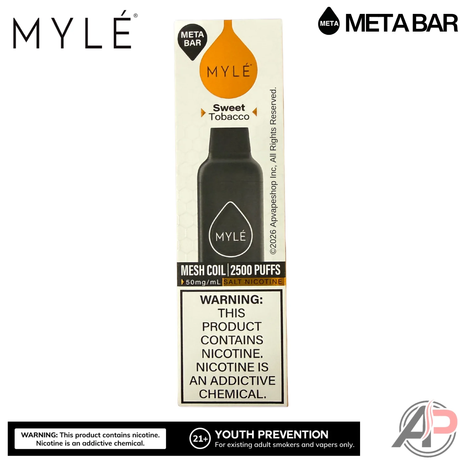 Myle Meta Bar Vape 2500 Puffs Vape Disposable Device - Image 24