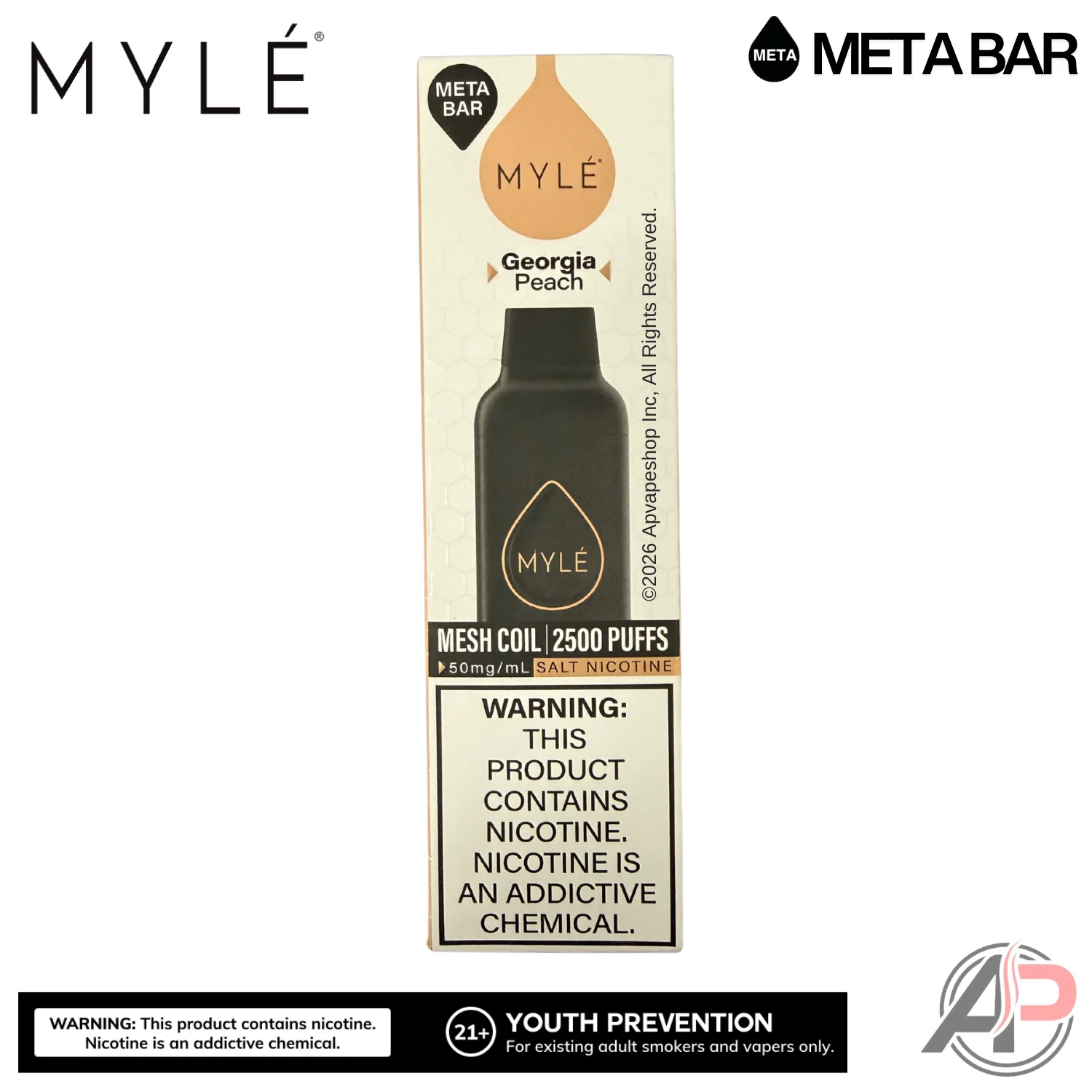 Myle Meta Bar Vape 2500 Puffs Vape Disposable Device - Image 26