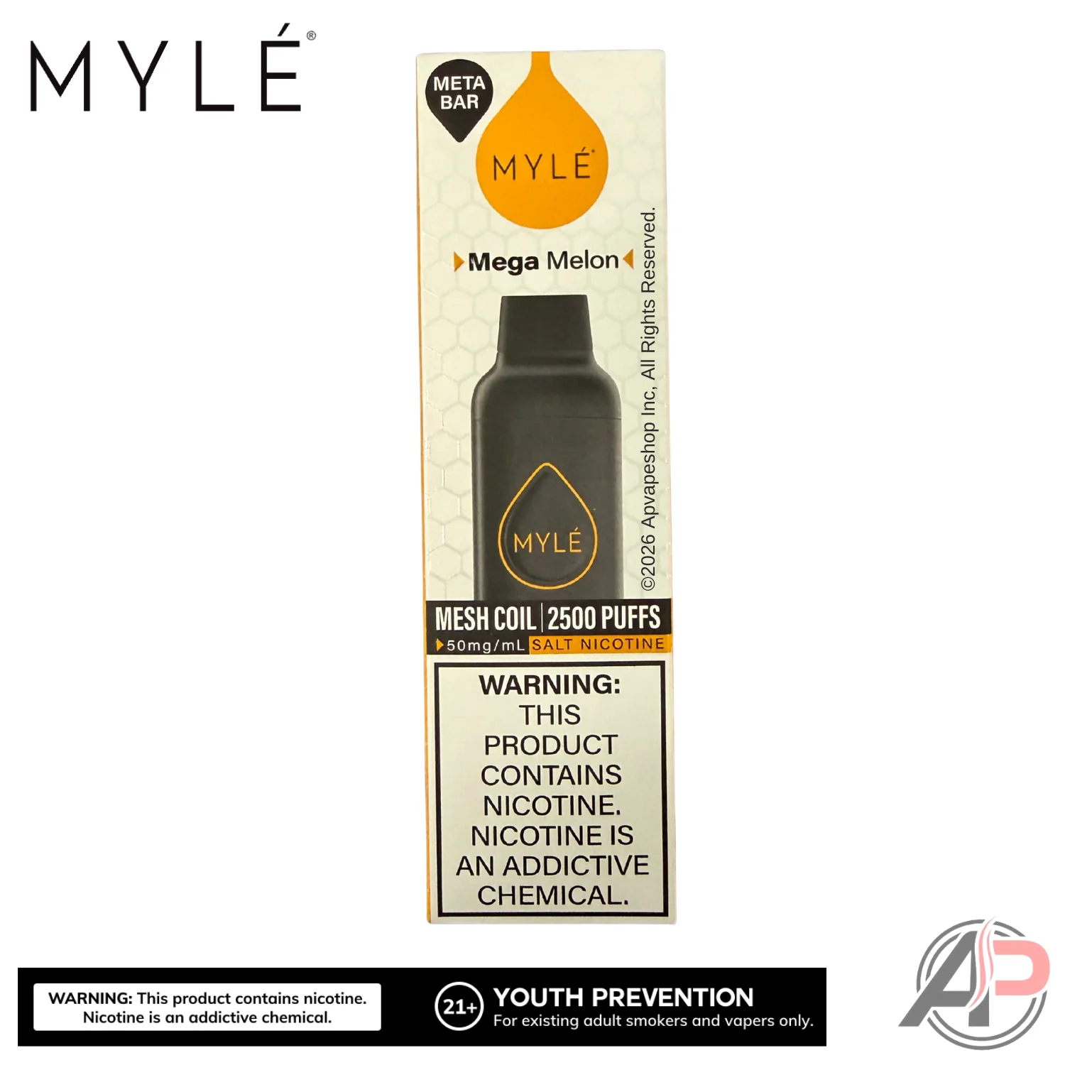Myle Meta Bar Vape 2500 Puffs Vape Disposable Device - Image 28