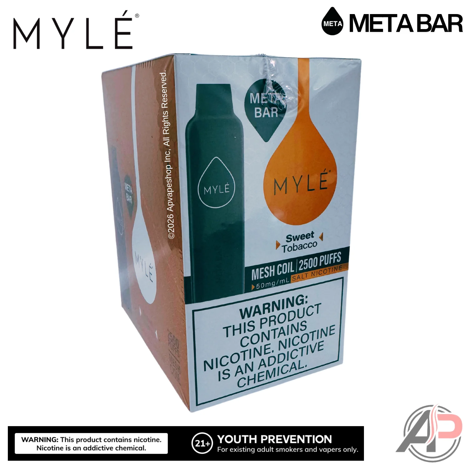 Myle Meta Bar Vape 2500 Puffs Vape Disposable Device - Image 8