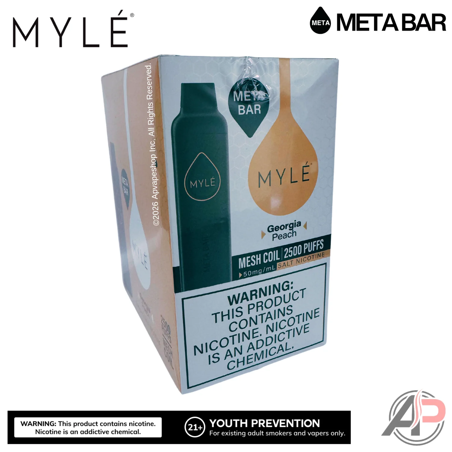Myle Meta Bar Vape 2500 Puffs Vape Disposable Device - Image 9