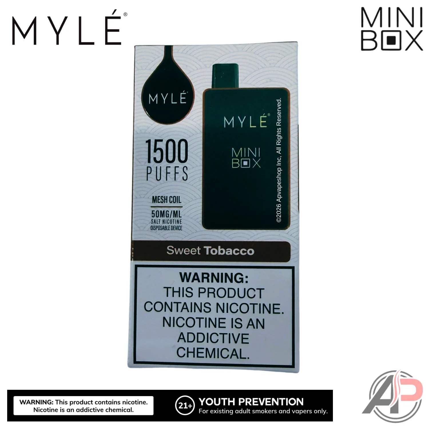 Myle Mini Box 1500 Puffs Disposable Vape Device - Image 10