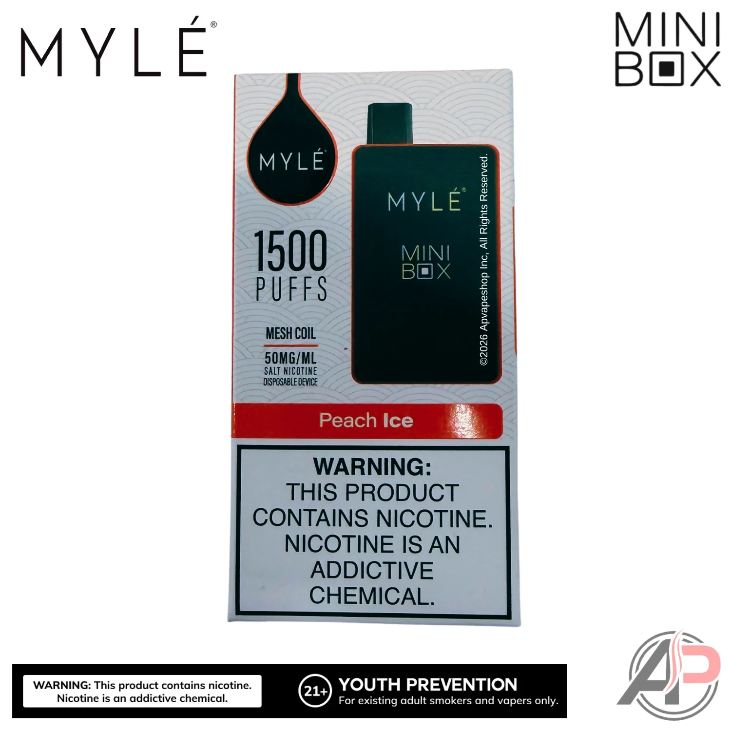 Myle Mini Box 1500 Puffs Disposable Vape Device - Image 16