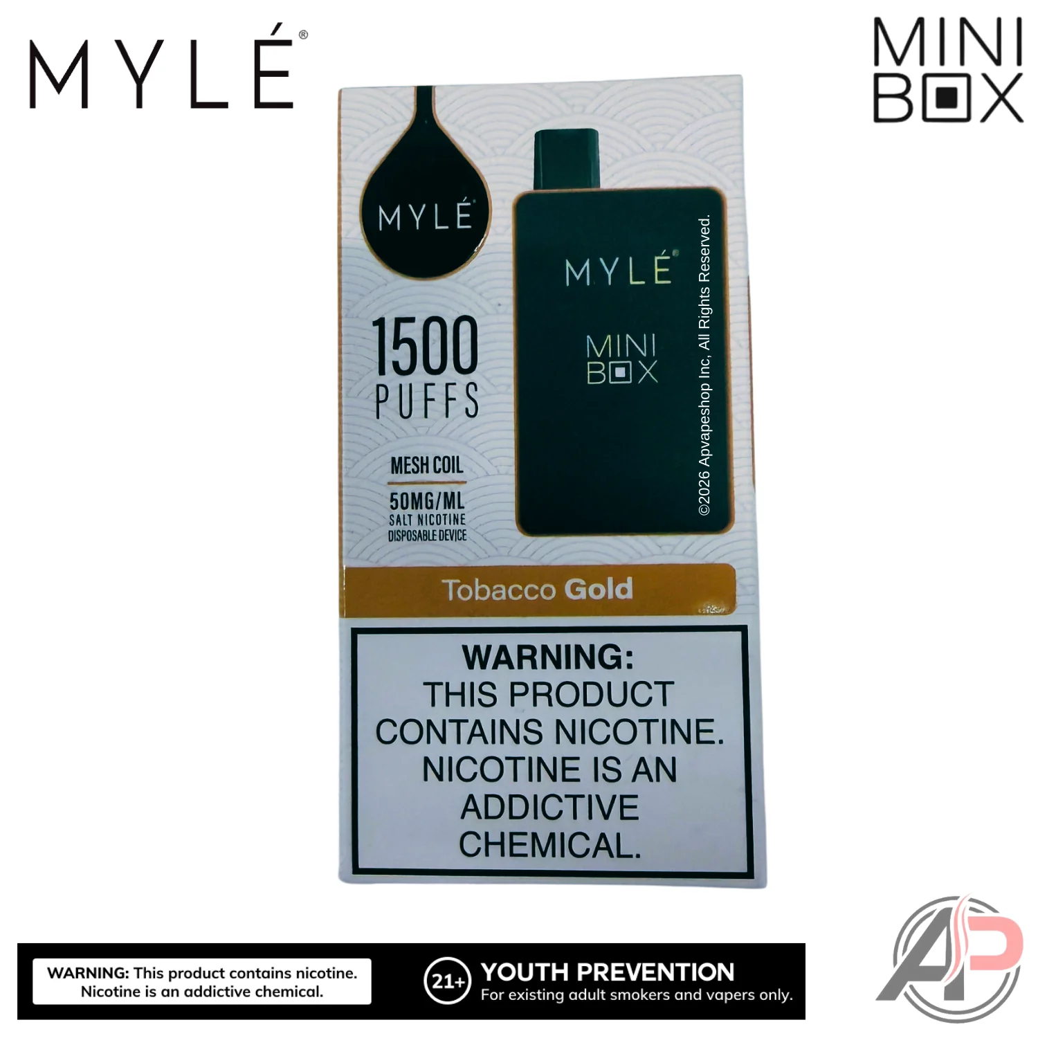 Myle Mini Box 1500 Puffs Disposable Vape Device - Image 19