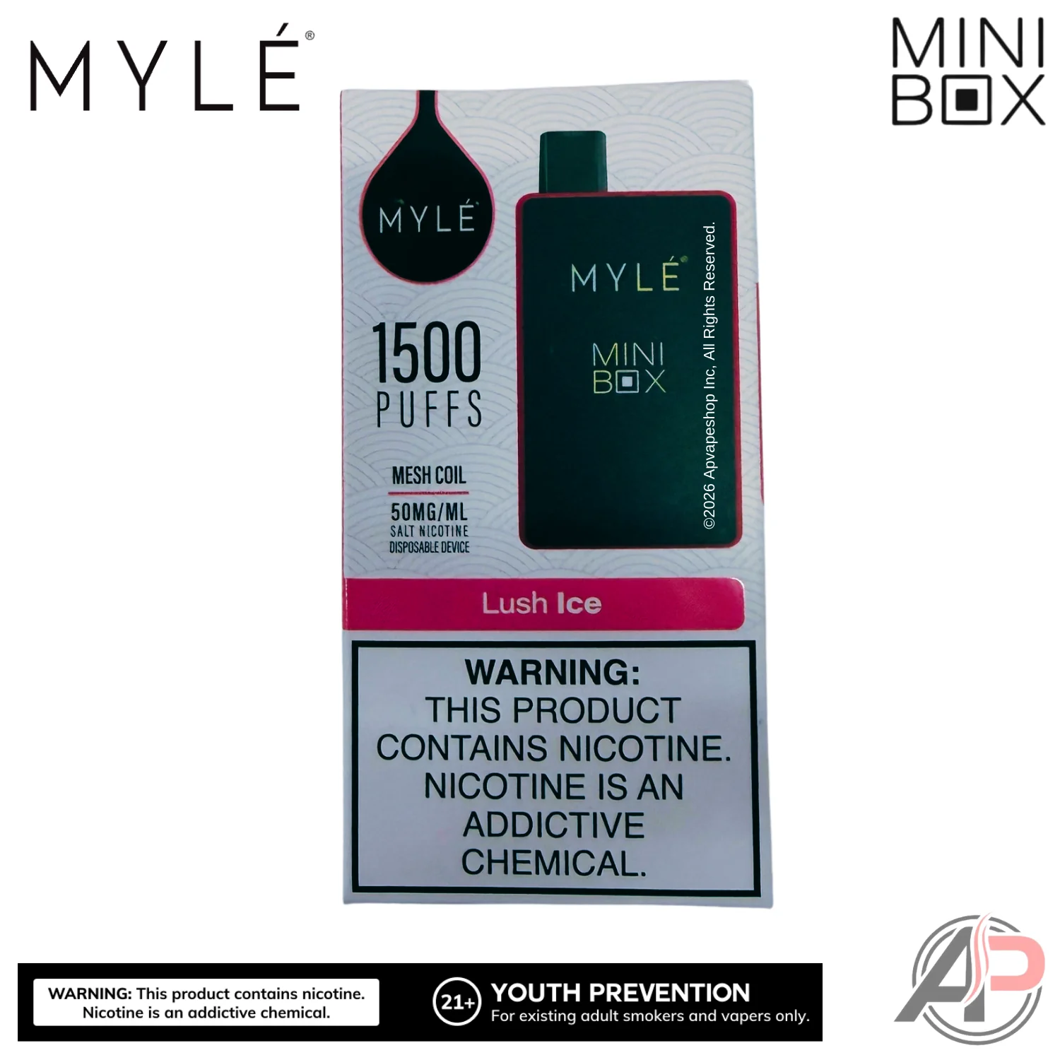 Myle Mini Box 1500 Puffs Disposable Vape Device - Image 20