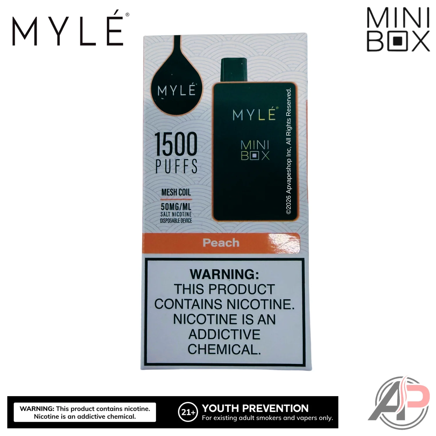 Myle Mini Box 1500 Puffs Disposable Vape Device - Image 7