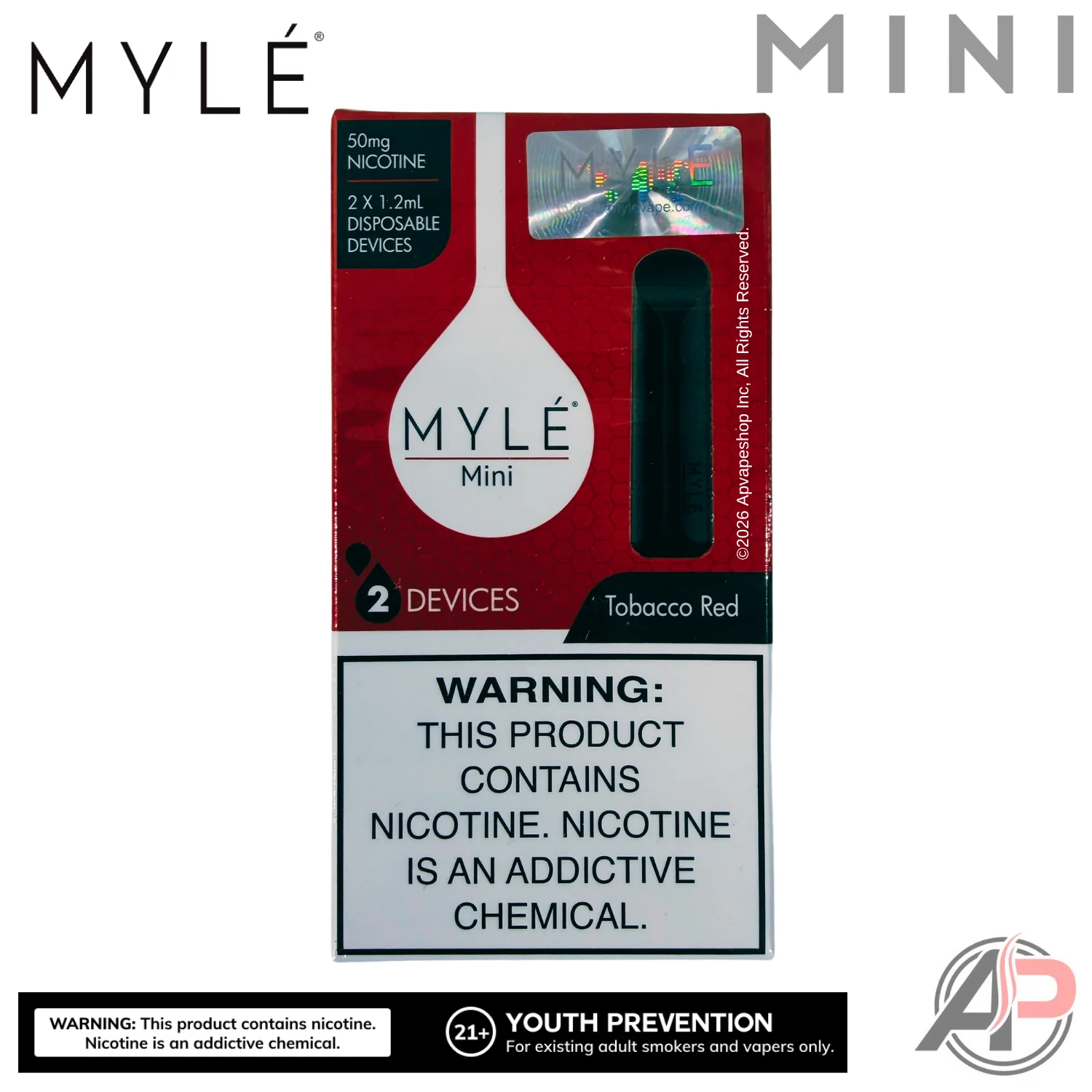 Myle Mini Disposable Vape Device - Image 17