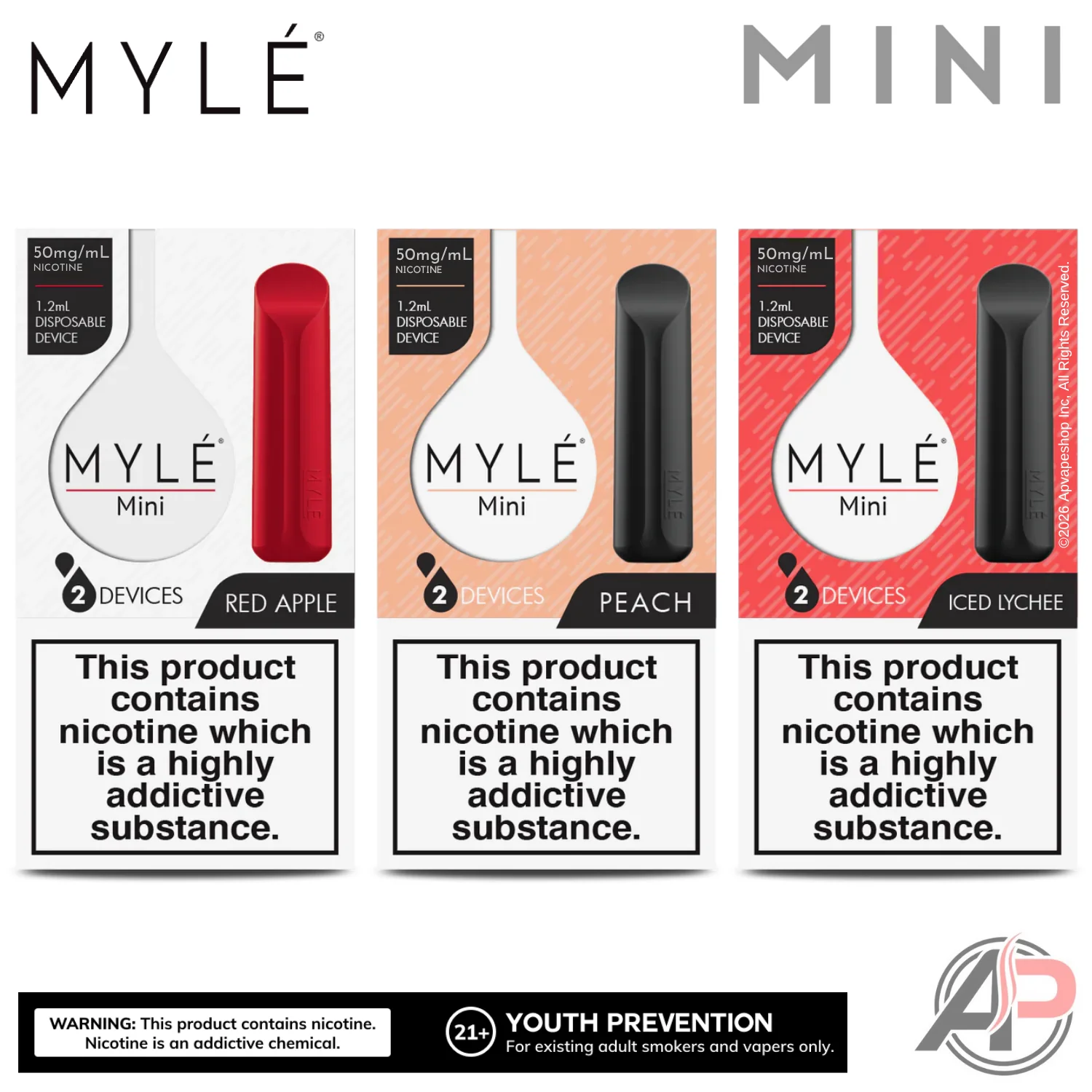 Myle Mini Disposable Vape Device - Image 25