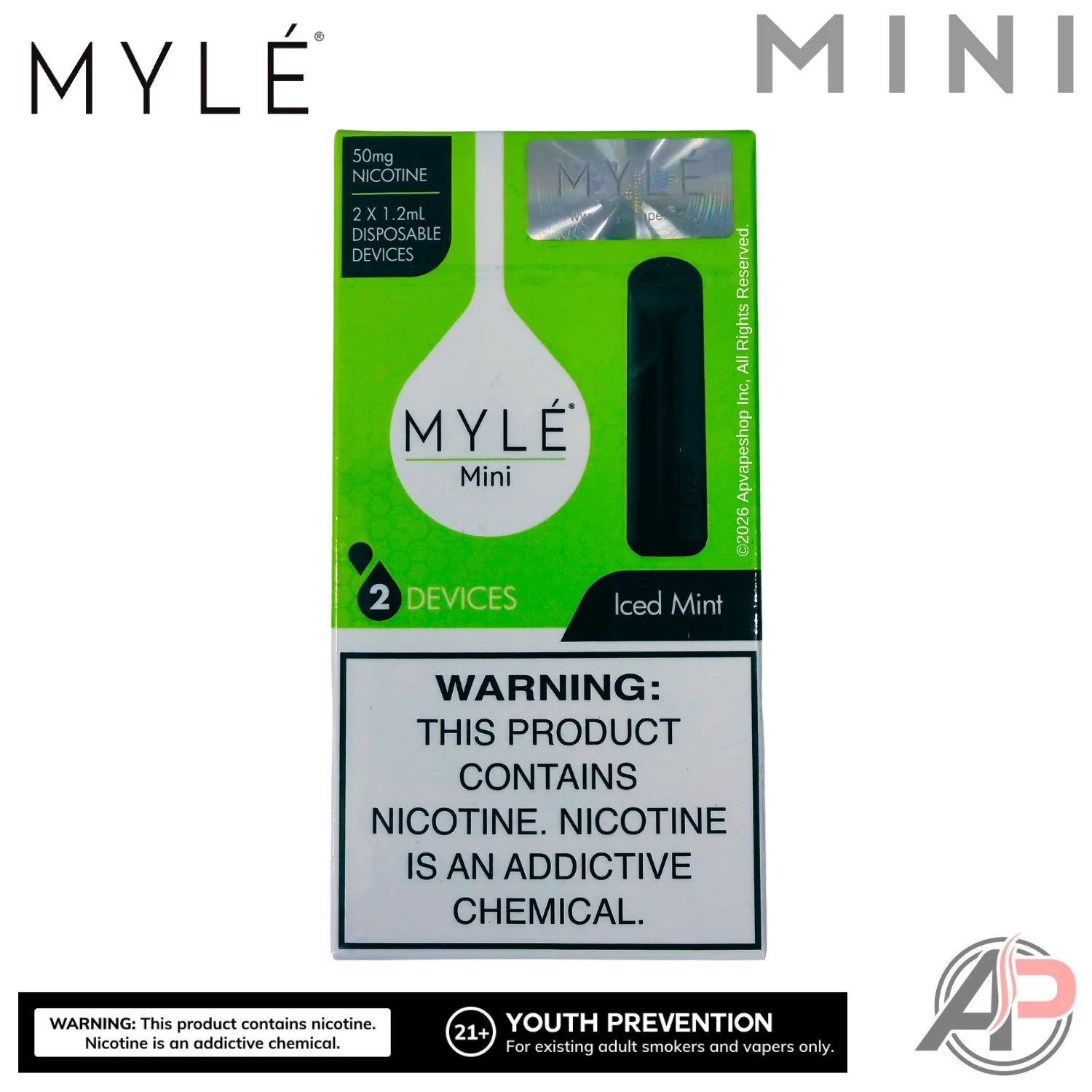 Myle Mini Disposable Vape Device - Image 6