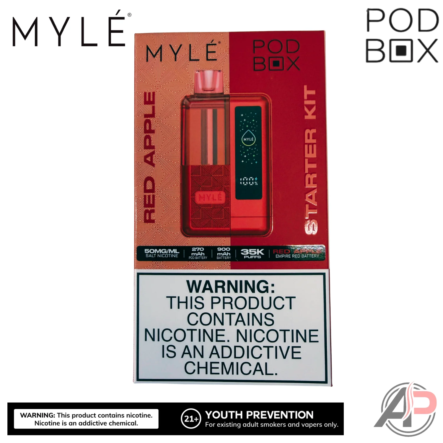 Myle Pod Box 35,000 Puffs Disposable Vape Device Kit - Image 10