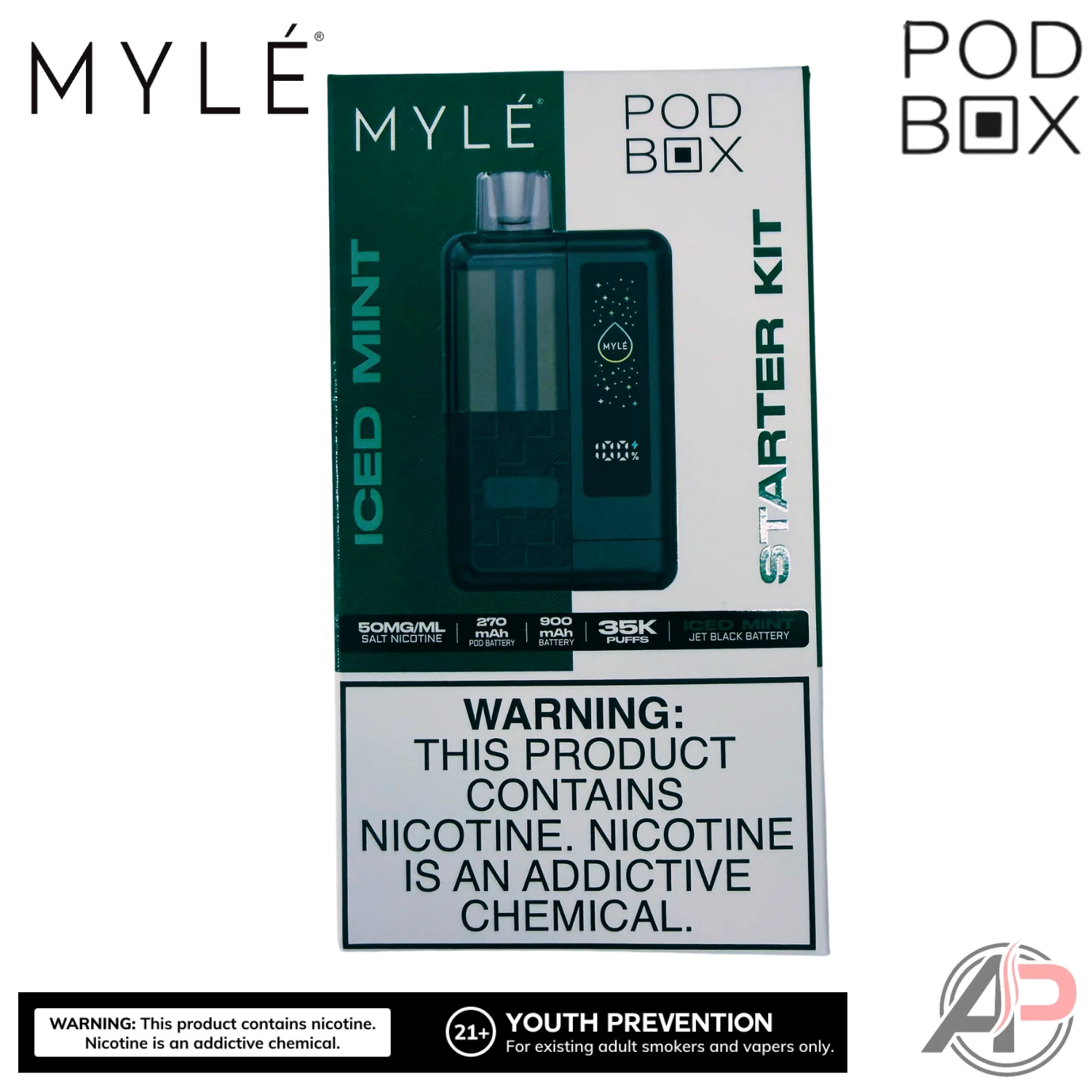 Myle Pod Box 35,000 Puffs Disposable Vape Device Kit - Image 13