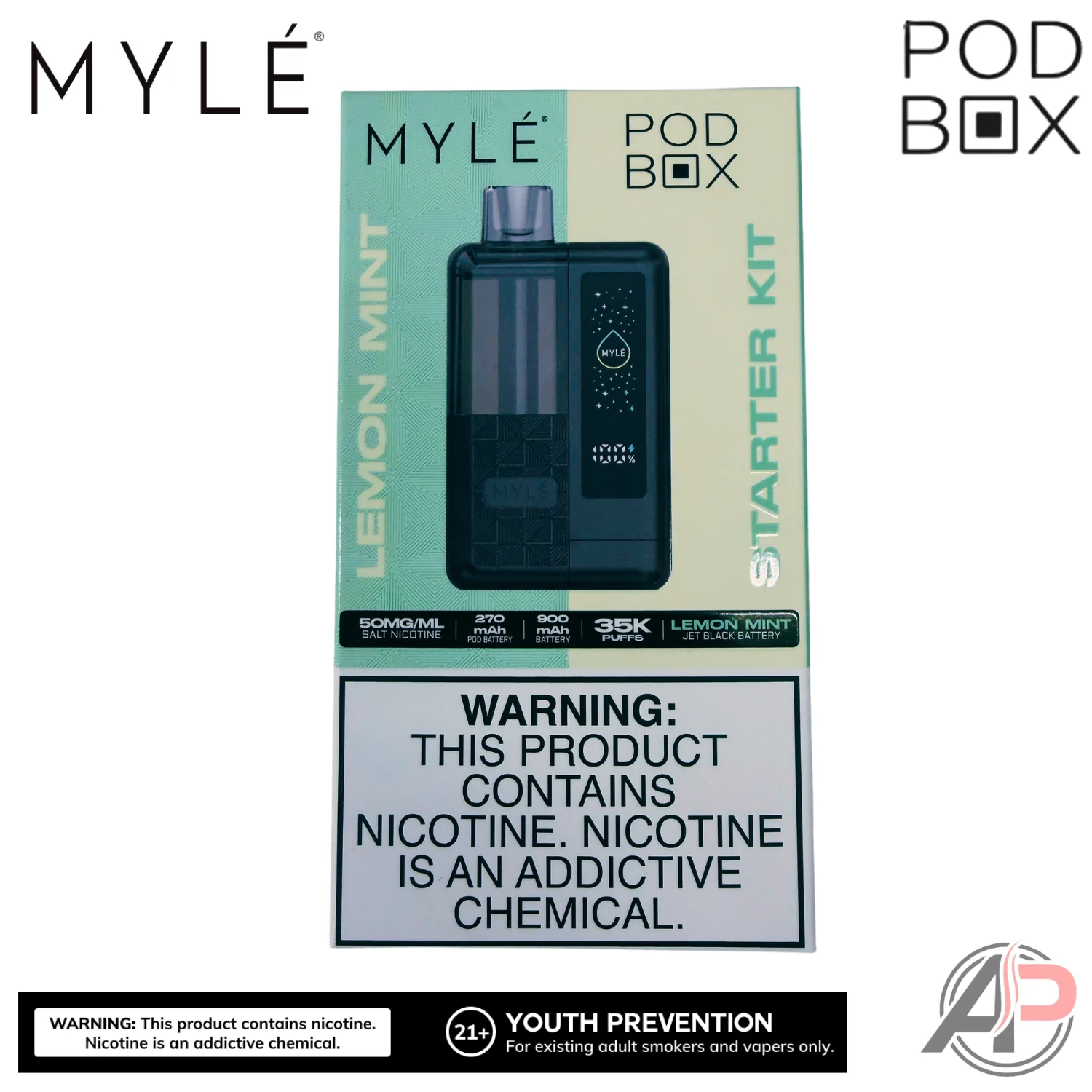 Myle Pod Box 35,000 Puffs Disposable Vape Device Kit - Image 14