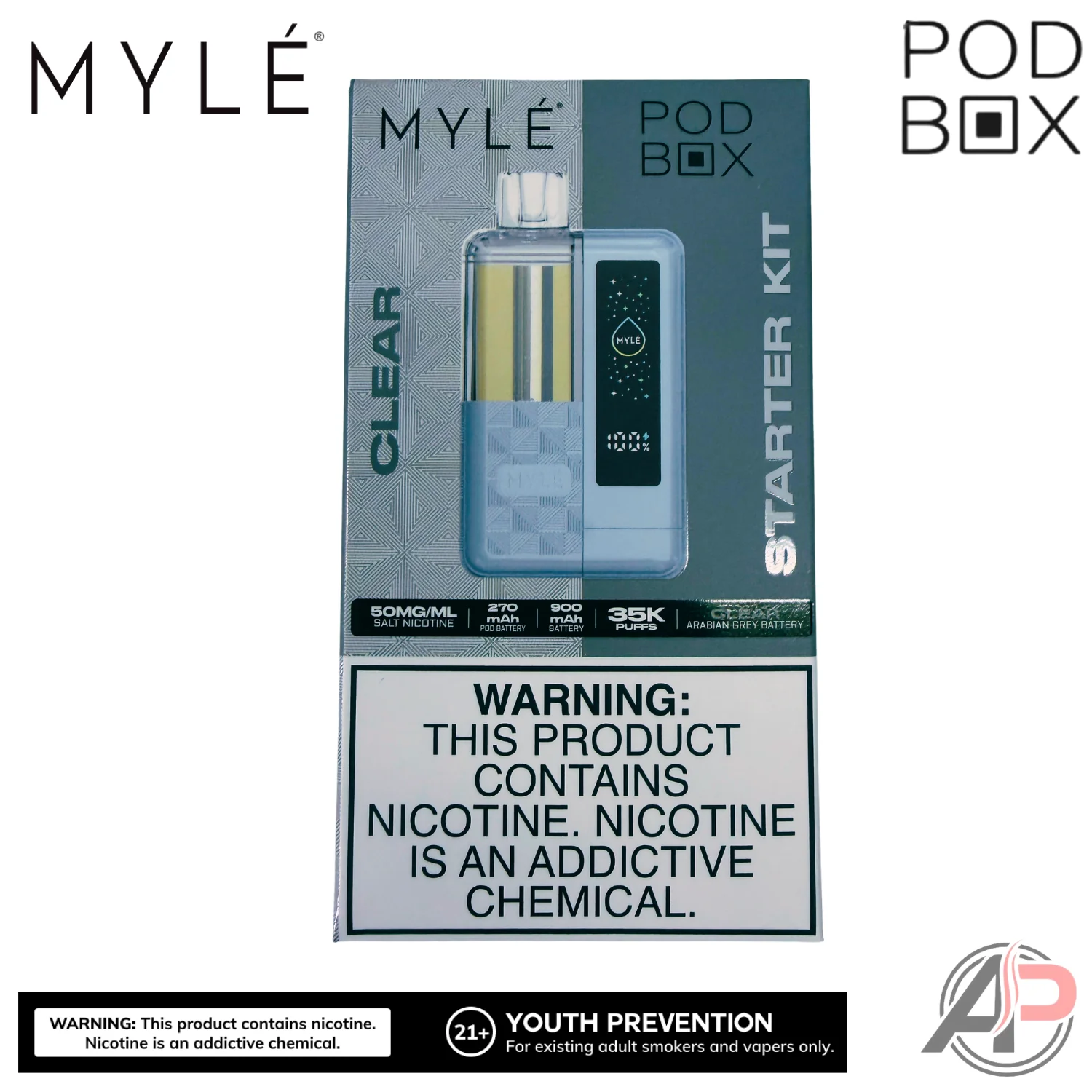 Myle Pod Box 35,000 Puffs Disposable Vape Device Kit - Image 17