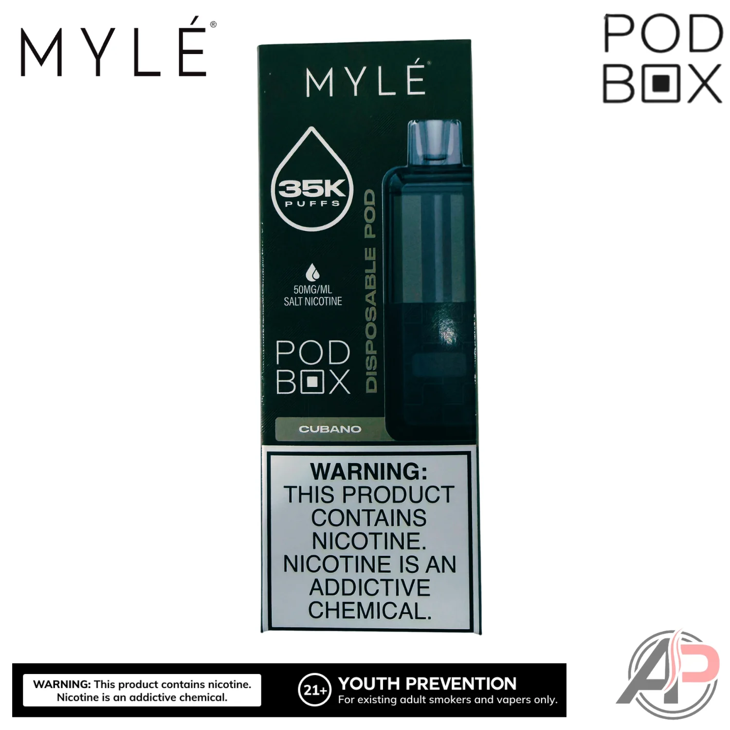 Myle Pod Box 35,000 Puffs Disposable Vape Device Kit - Image 20