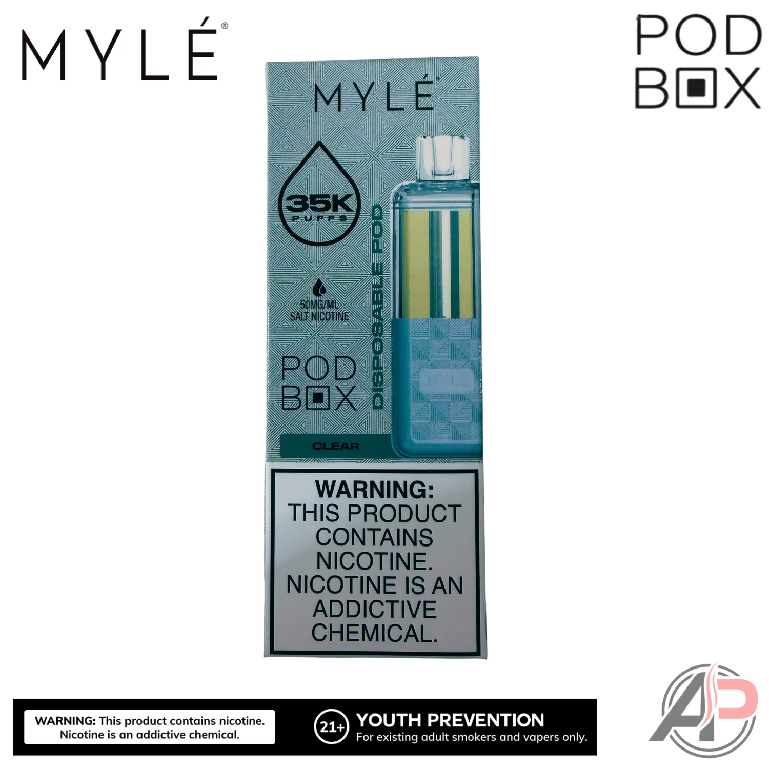 Myle Pod Box 35,000 Puffs Disposable Vape Device Kit - Image 21