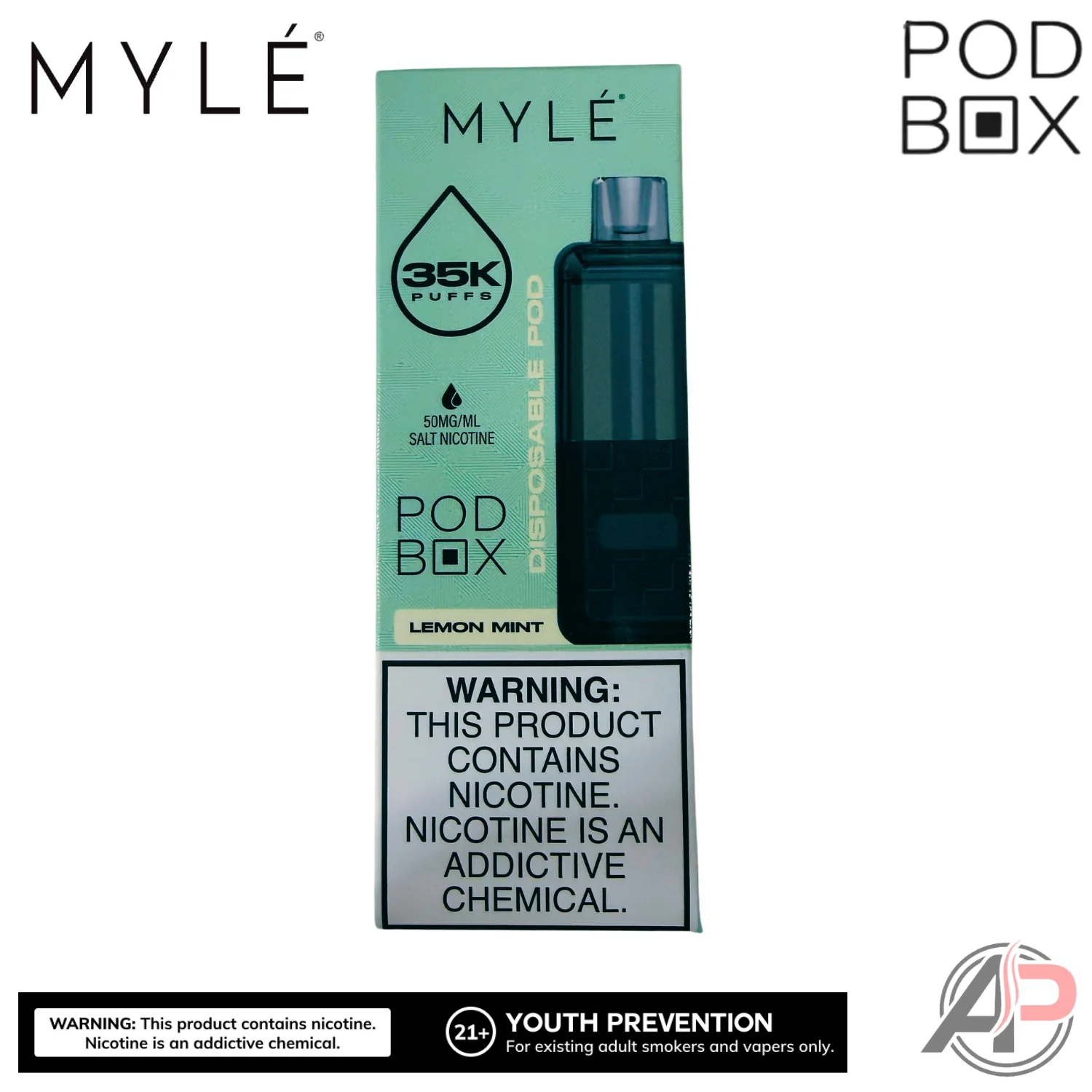 Myle Pod Box 35,000 Puffs Disposable Vape Device Kit - Image 23