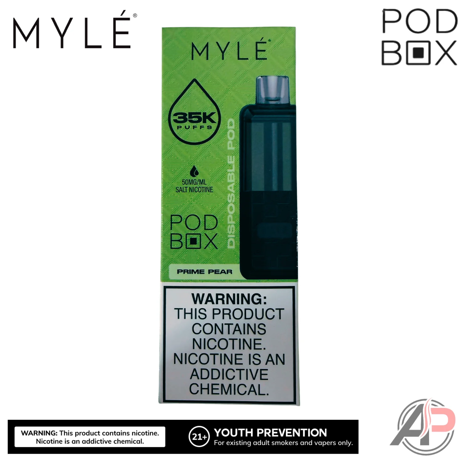 Myle Pod Box 35,000 Puffs Disposable Vape Device Kit - Image 24