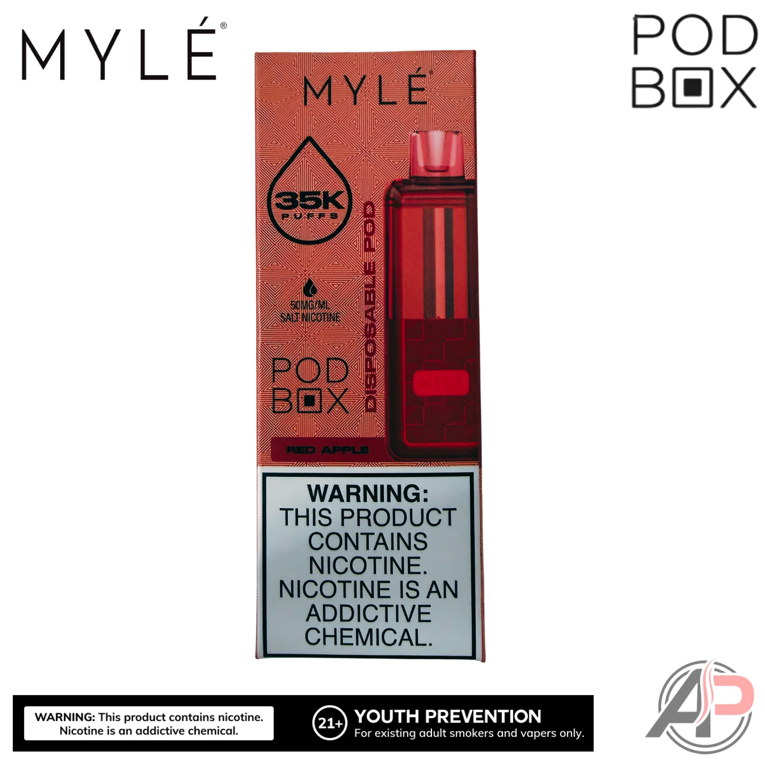 Myle Pod Box 35,000 Puffs Disposable Vape Device Kit - Image 29