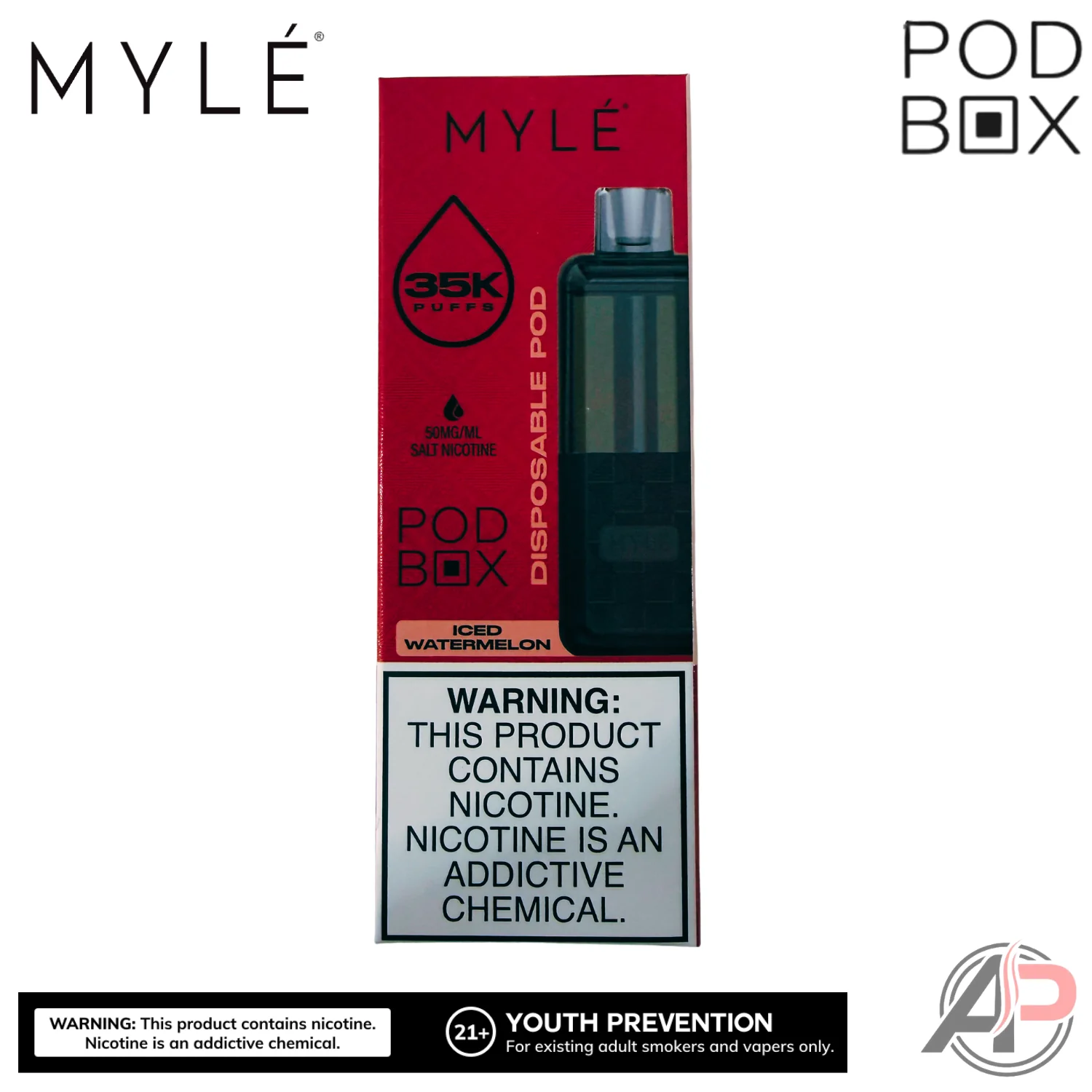 Myle Pod Box 35,000 Puffs Disposable Vape Device Kit - Image 30