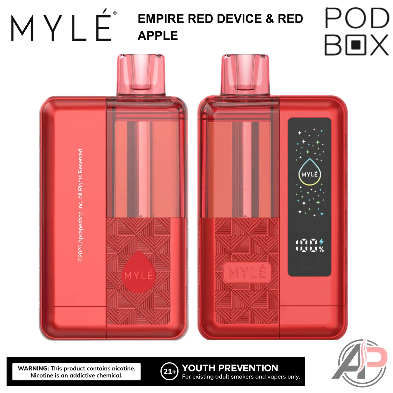 Myle Pod Box 35,000 Puffs Disposable Vape Device Kit - Image 33