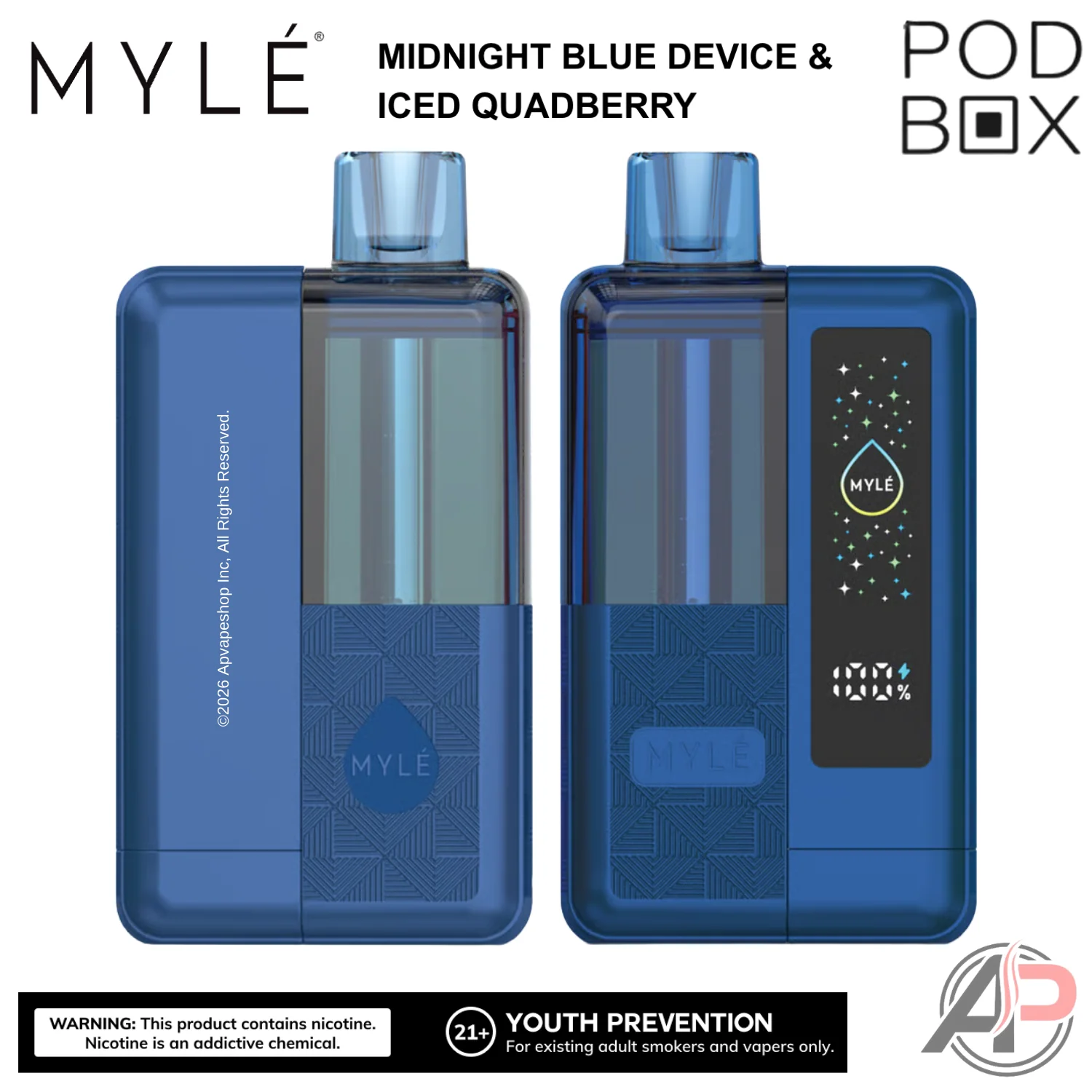 Myle Pod Box 35,000 Puffs Disposable Vape Device Kit - Image 34